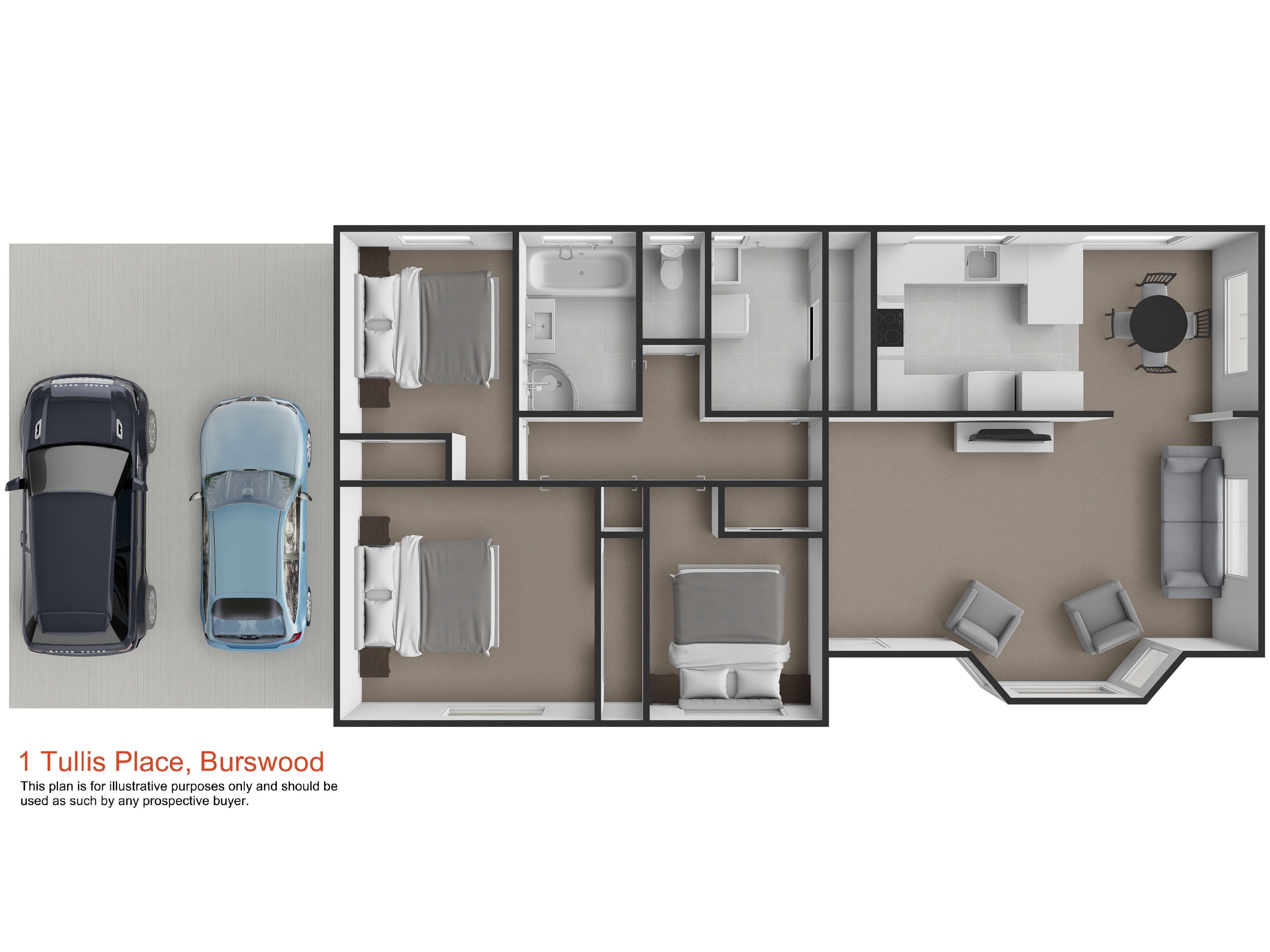 1 Tullis Place, Pakuranga Heights, Auckland - Manukau, 3房, 1浴, House