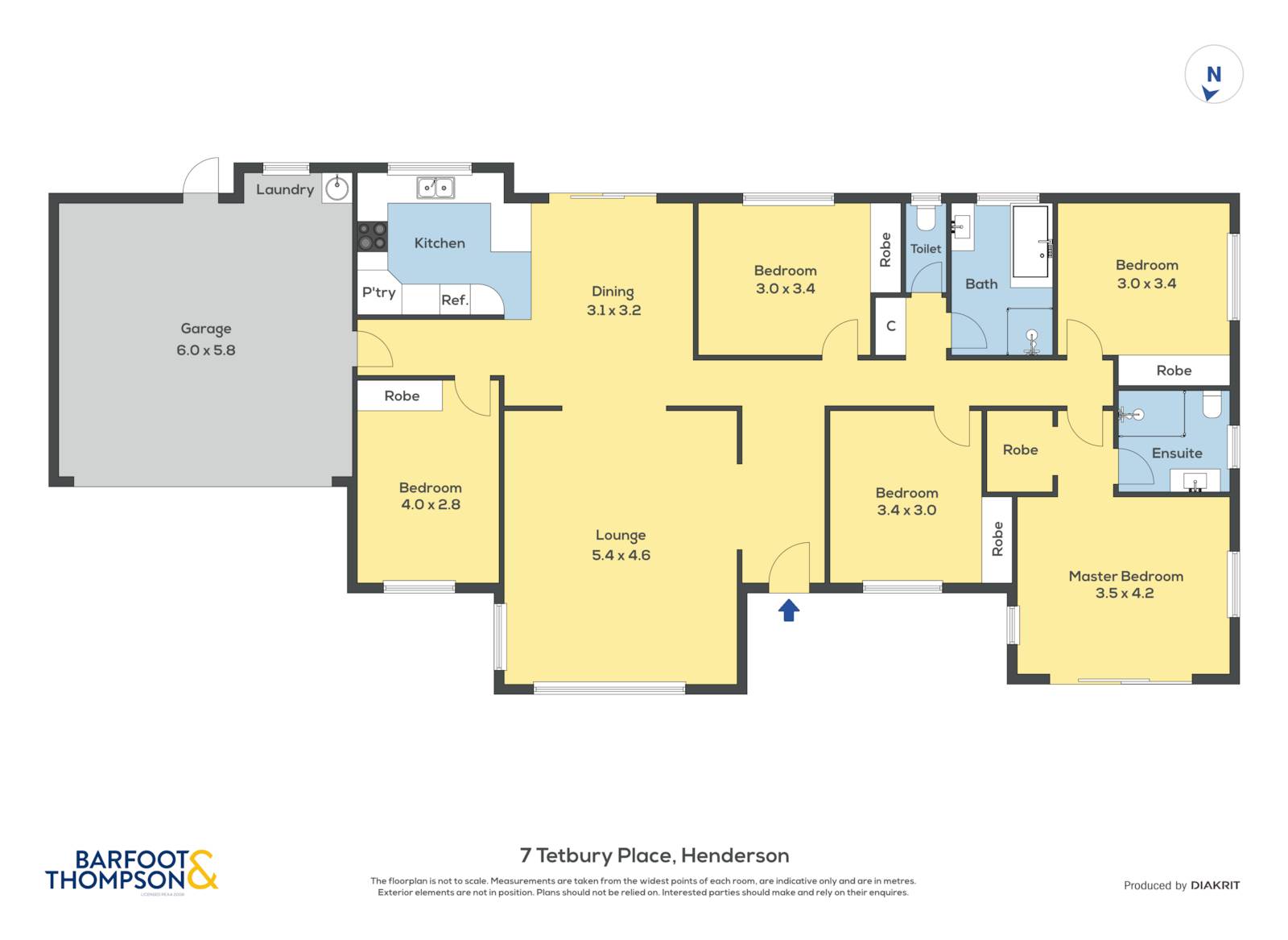 7 Tetbury Place, Henderson, Waitakere City, 5 침실, 2 욕실, House