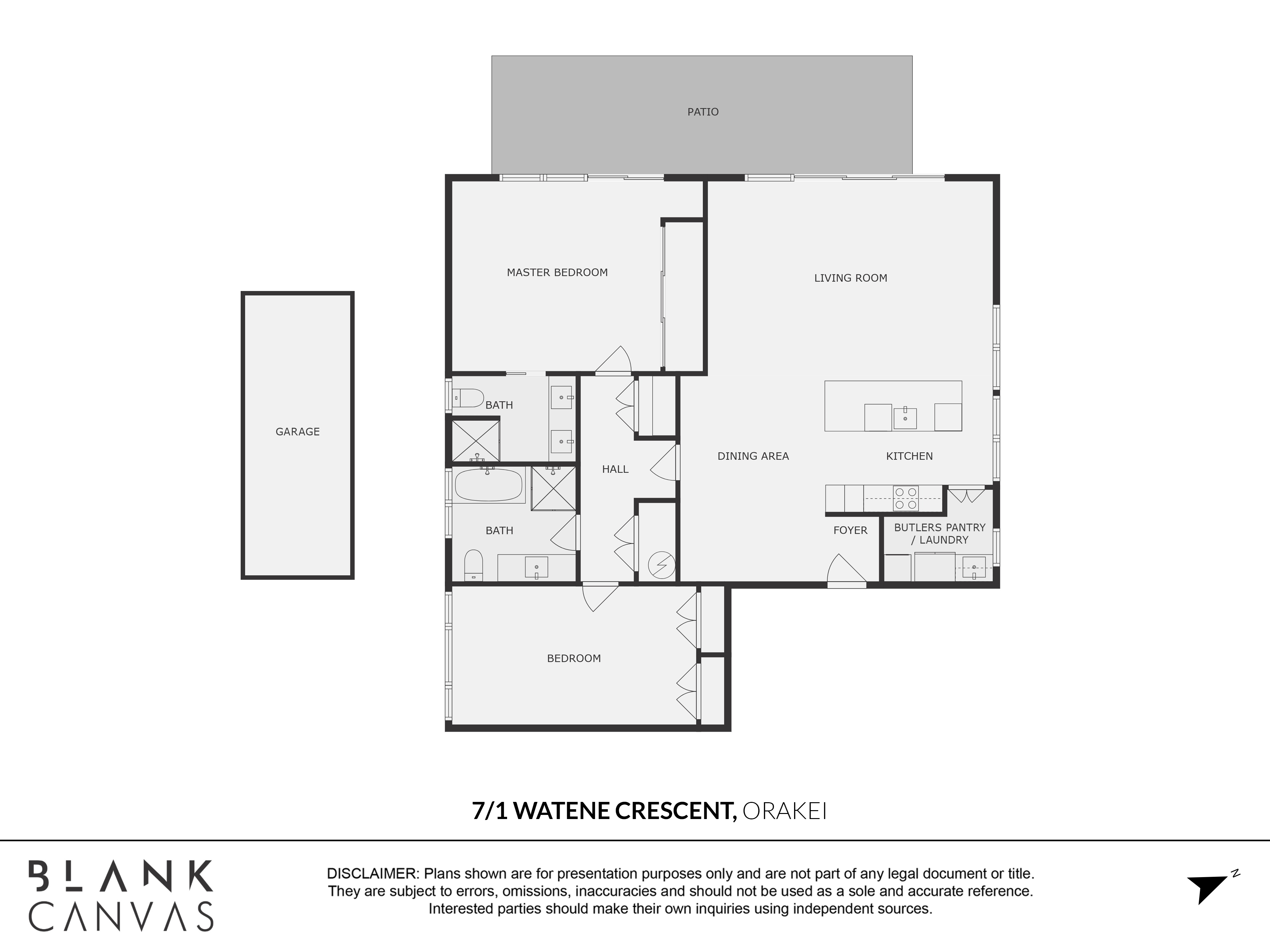 7/1 Watene Crescent, Orakei, Auckland City, 2 ਕਮਰੇ, 2 ਬਾਥਰੂਮ, House
