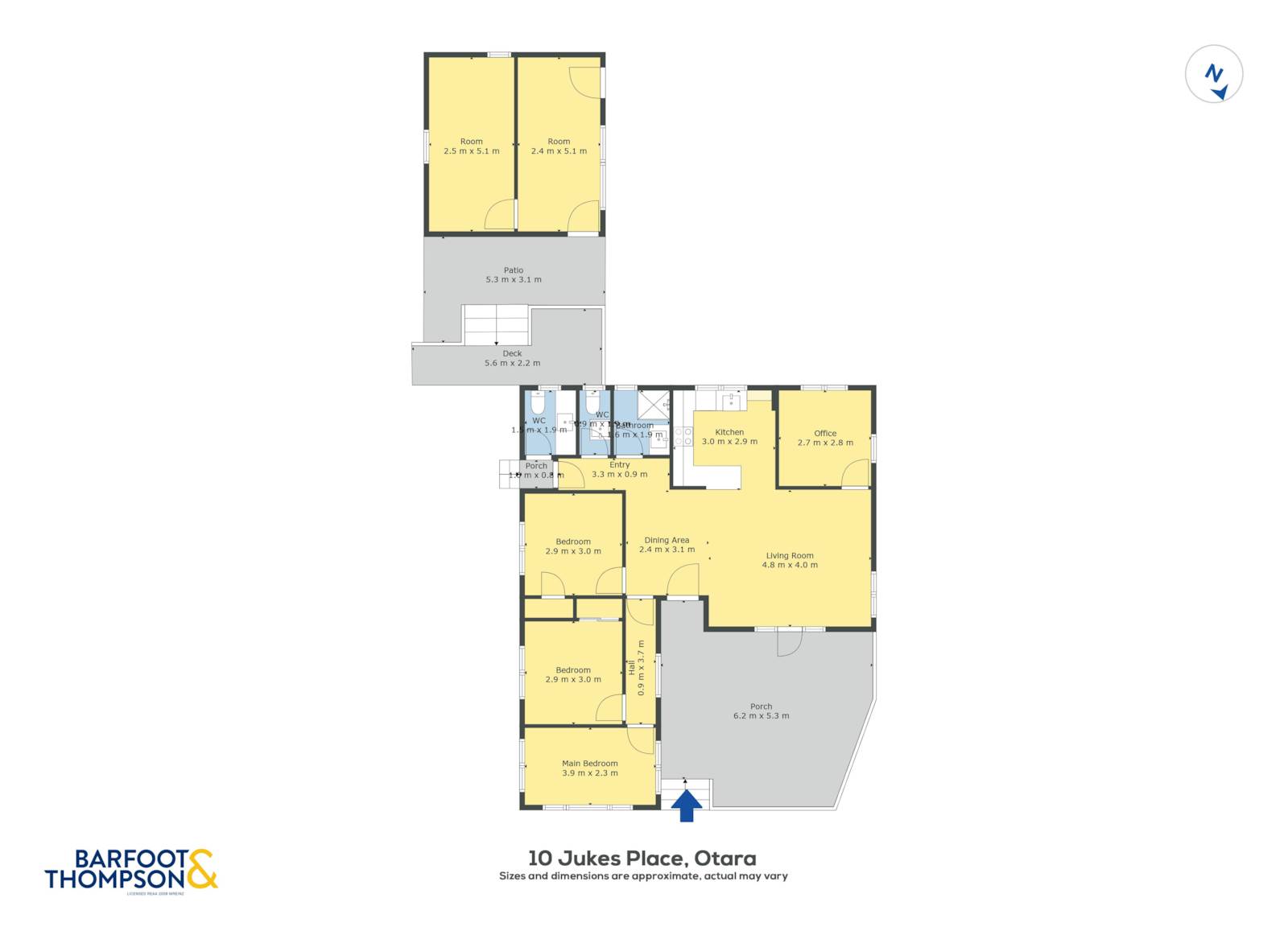 10 Jukes Place, Otara, Manukau City, 3部屋, 1バスルーム, House