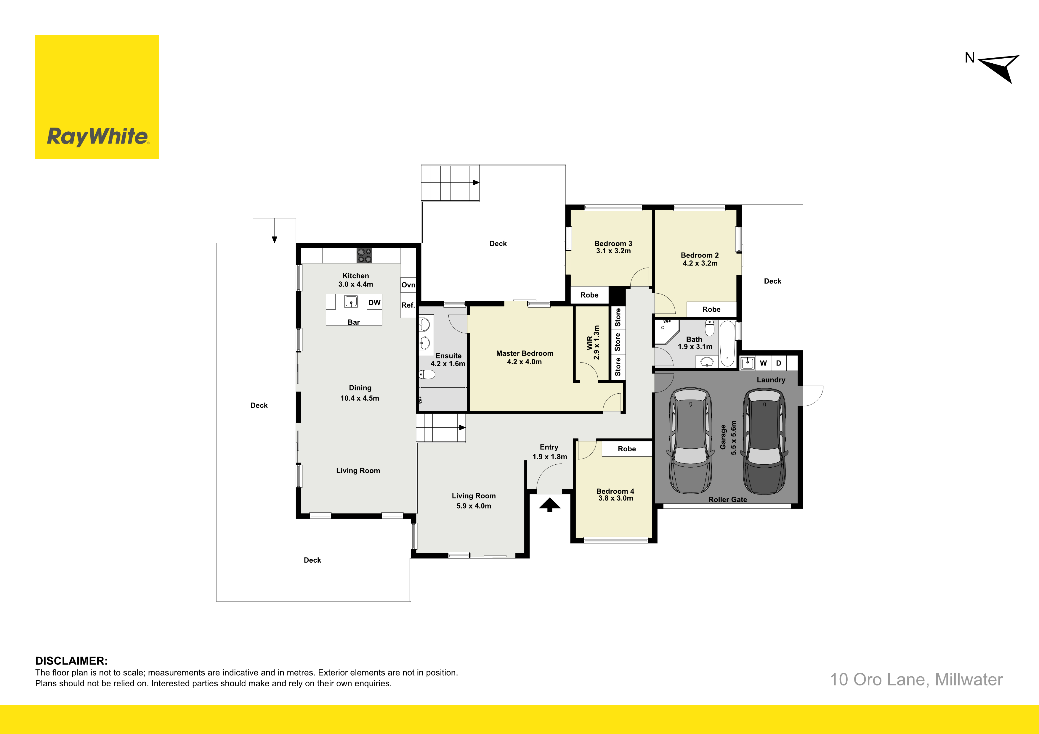 10 Oro Lane, Orewa, Rodney, 4 રૂમ, 2 બાથરૂમ, House
