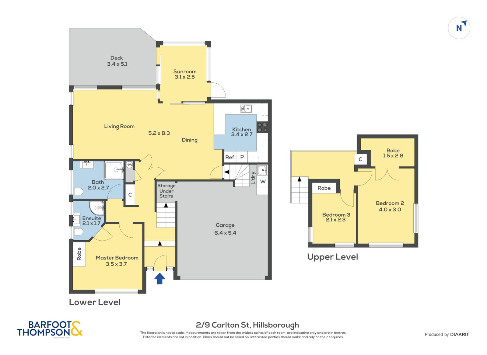 2/9 Carlton Street, Hillsborough, Auckland City, 3 Kuwarto, 2 Banyo, House