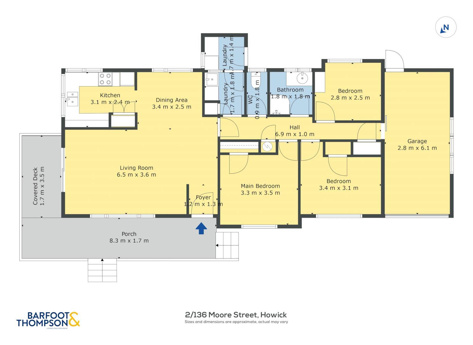 2/136 Moore Street, Howick, Manukau City, 3 chambres, 0 salles de bain, House