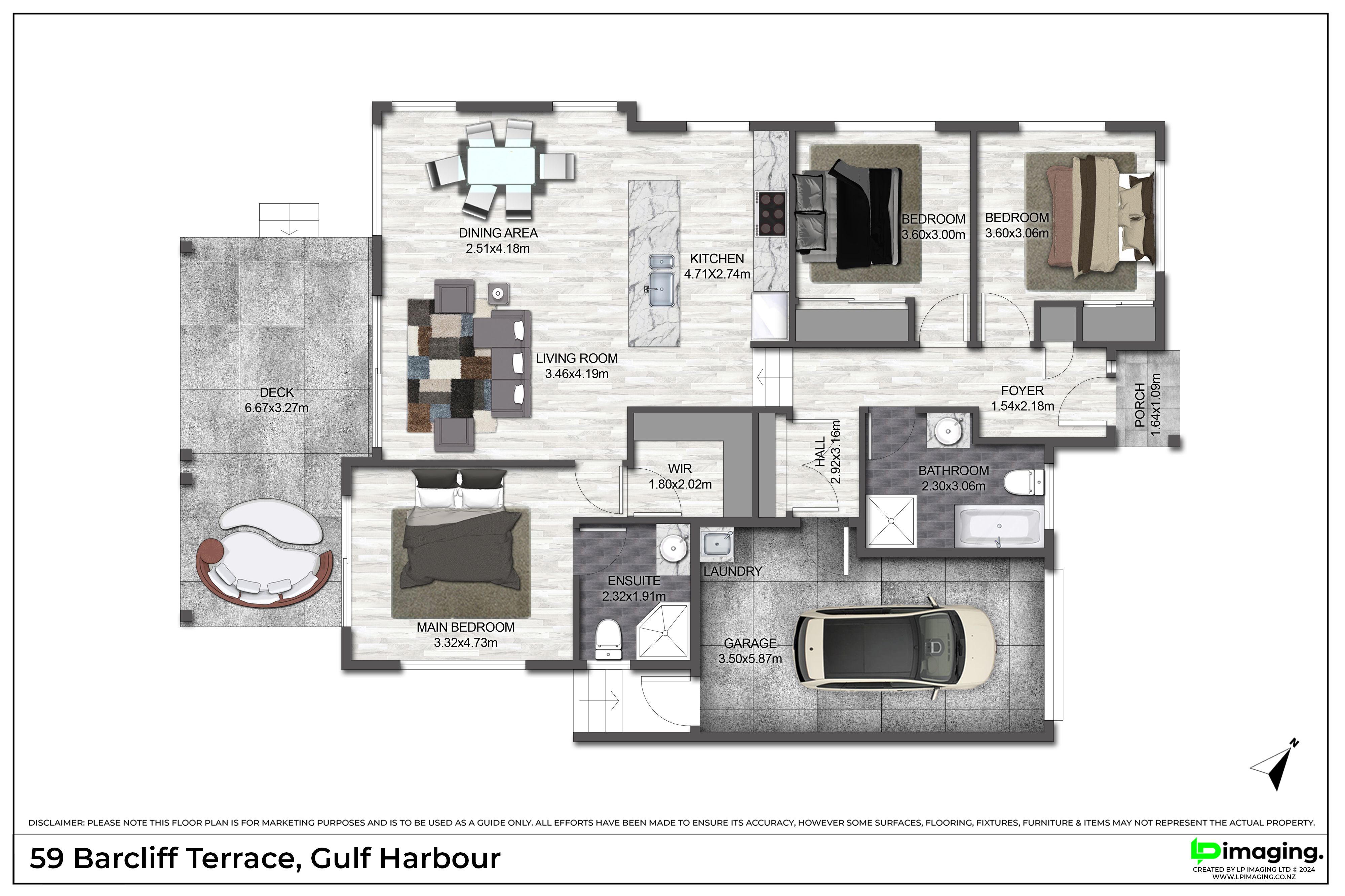59 Barcliff Terrace, Gulf Harbour, Auckland - Rodney, 3房, 0浴, House