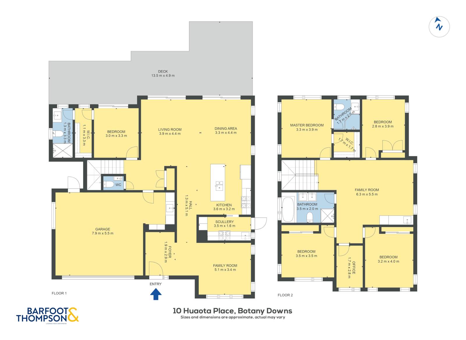 10 Huaota Place, Botany Downs, Manukau City, 5 Schlafzimmer, 0 Badezimmer, House