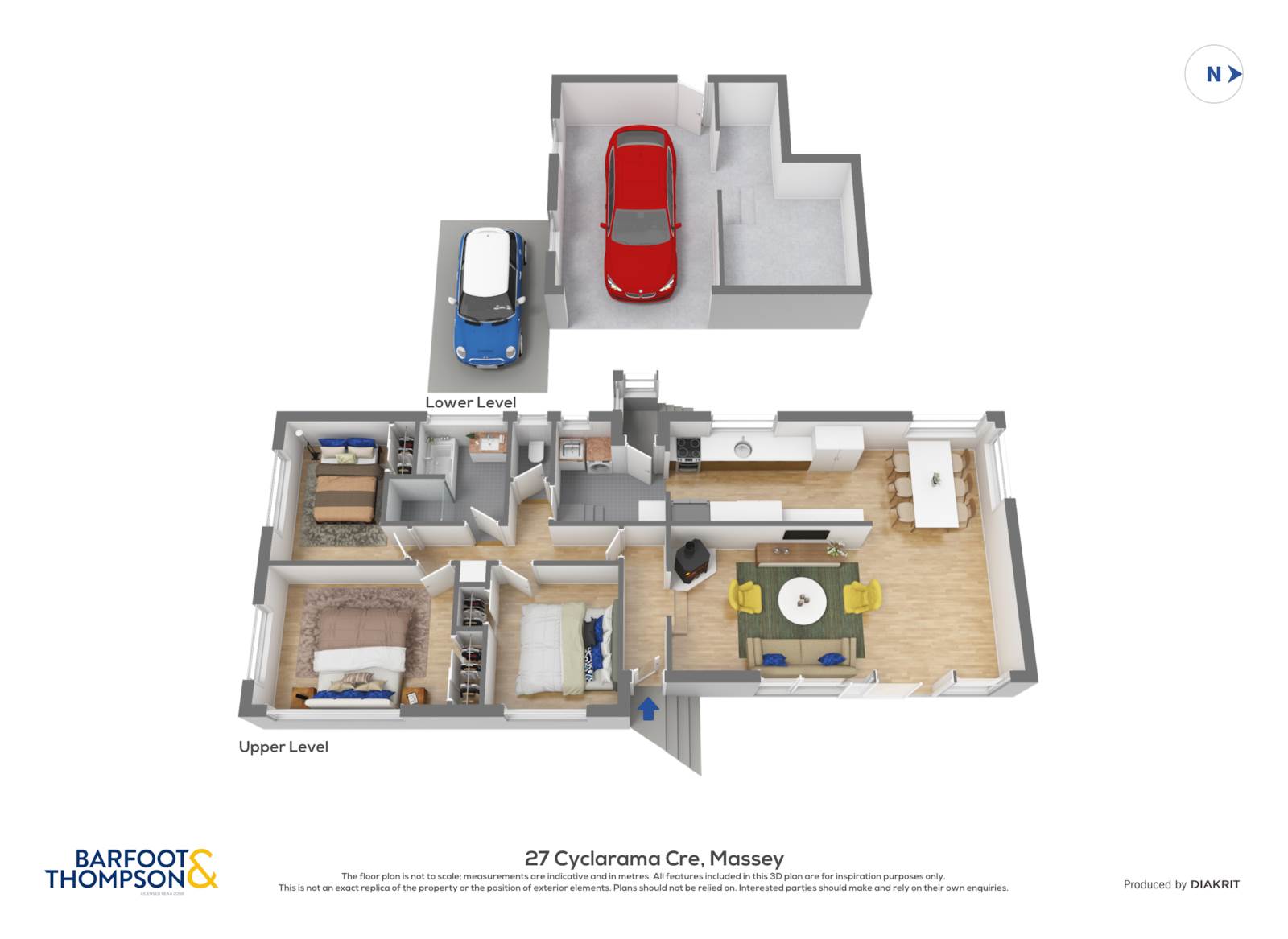 27 Cyclarama Crescent, Massey, Auckland - Waitakere, 3房, 0浴, House