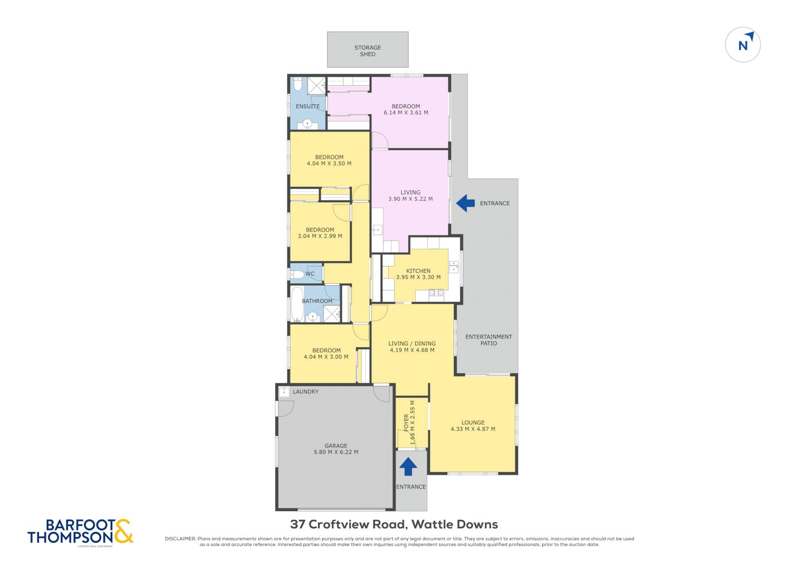 37 Croftview Road, Wattle Downs, Manukau City, 4房, 2浴, House
