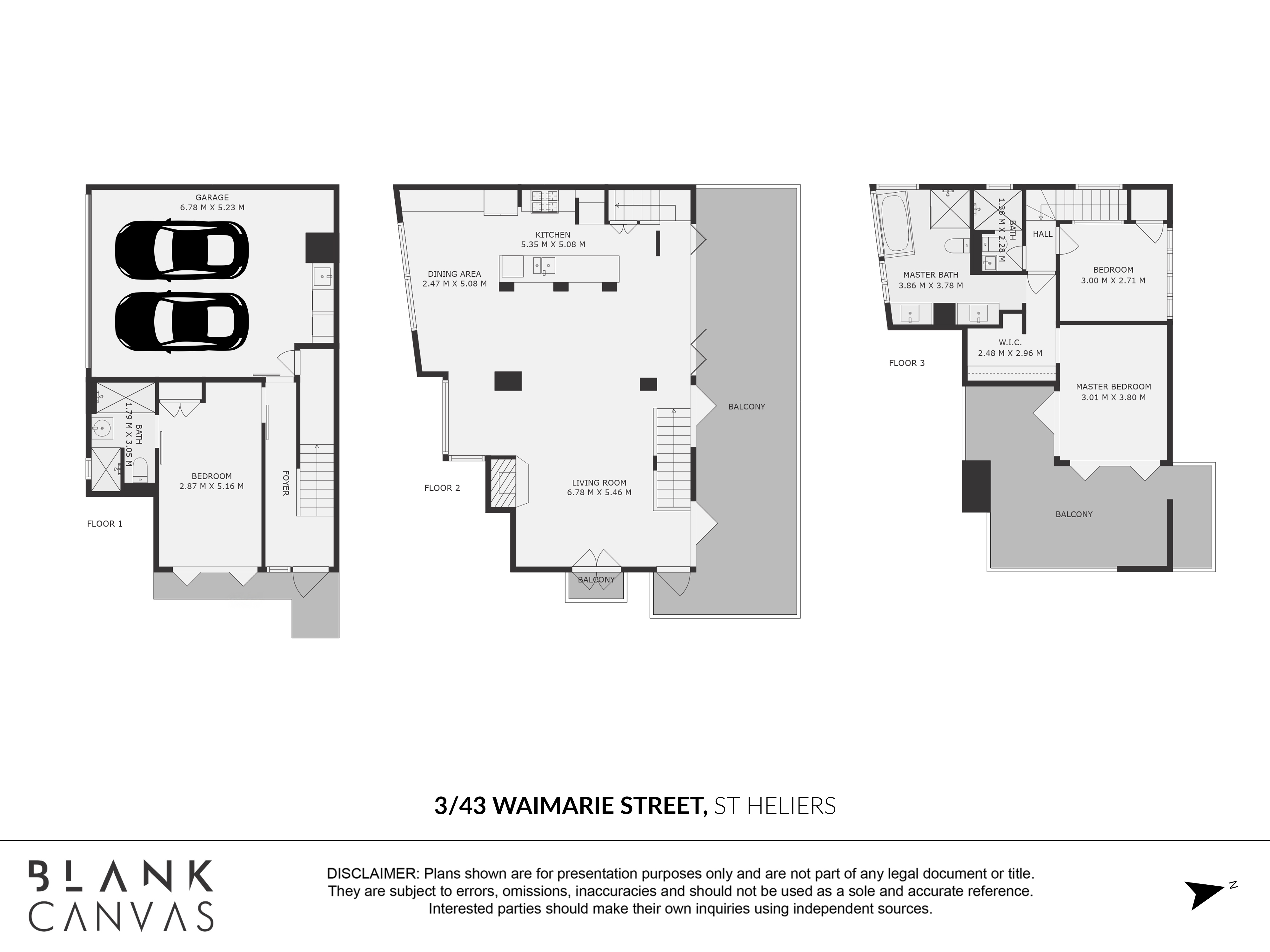 3/43 Waimarie Street, Saint Heliers, Auckland, 3房, 0浴, House