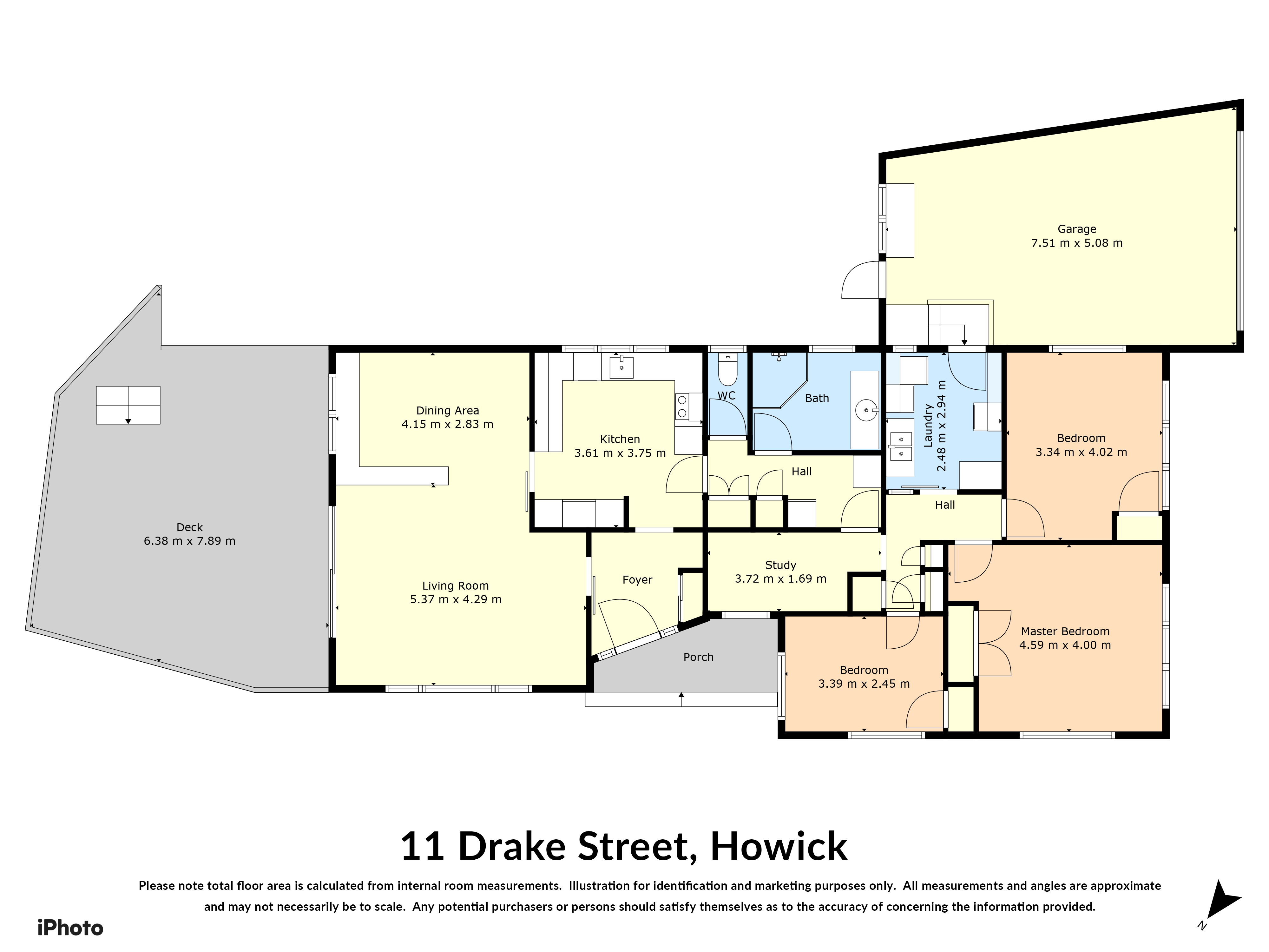 11 Drake Street, Howick, Manukau City, 3 ਕਮਰੇ, 1 ਬਾਥਰੂਮ, House