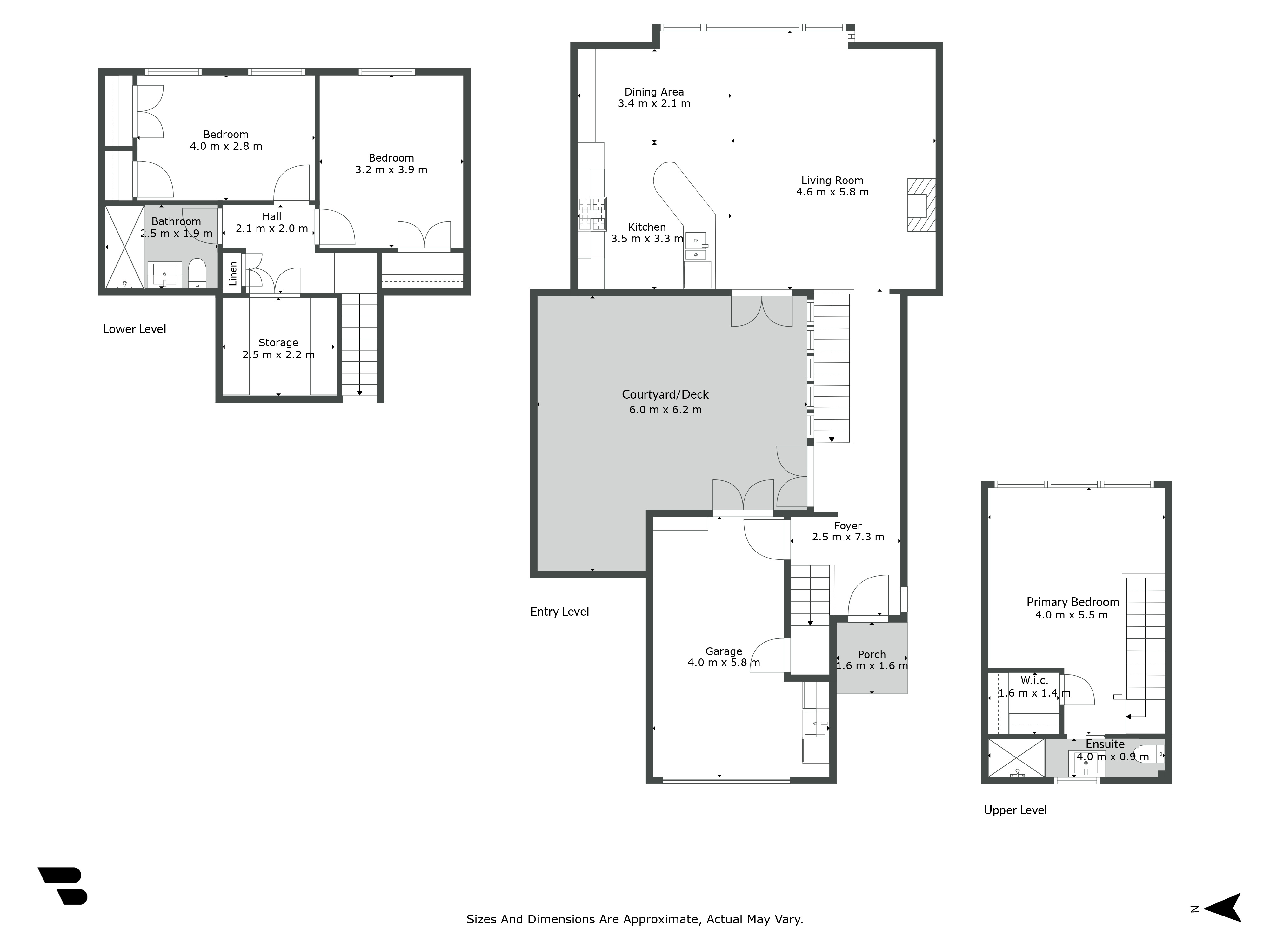 3/69 Princes Street, Northcote Point, North Shore City, 3 phòng ngủ, 2 phòng tắm, Unit