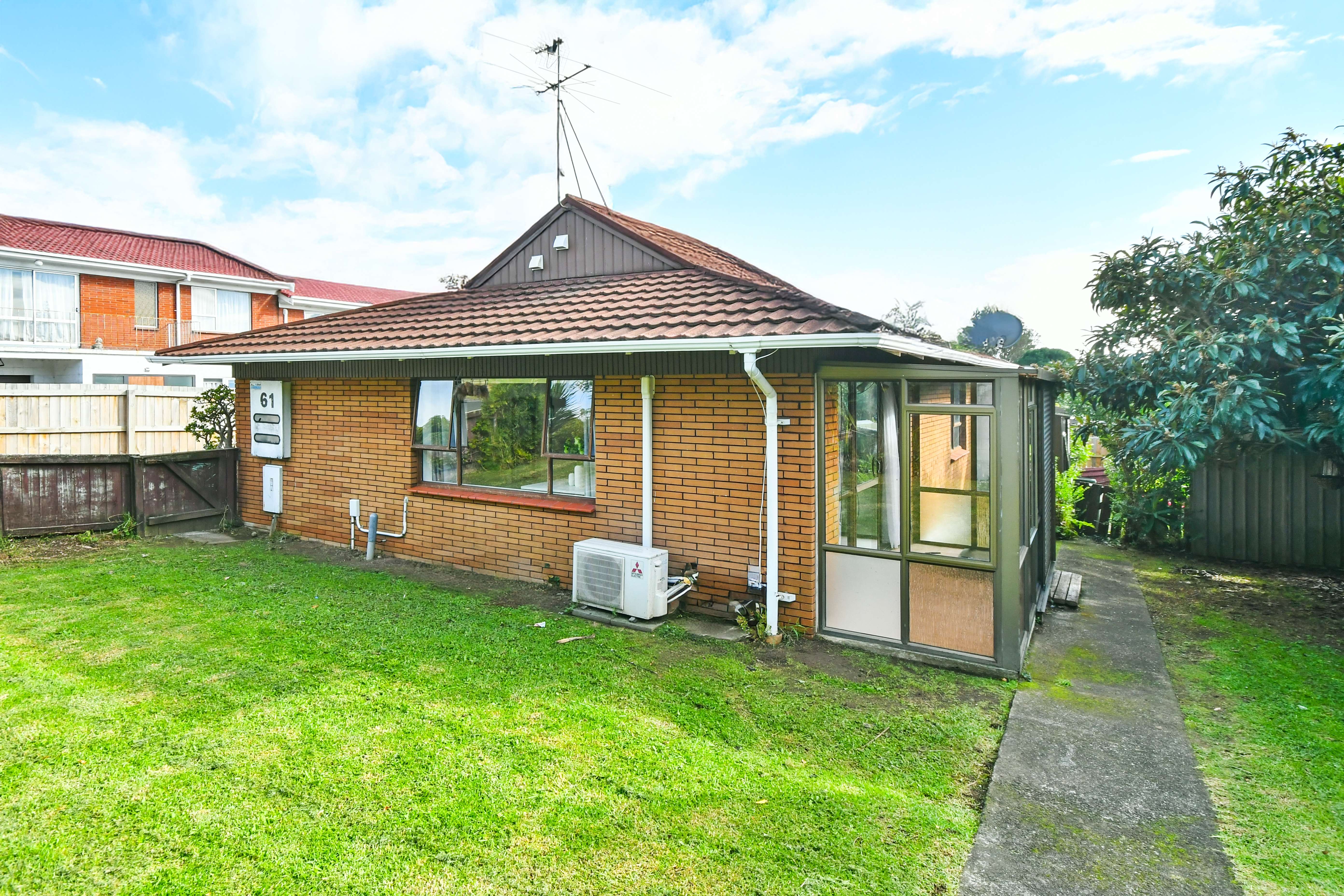 1/61 Mangere Road, Otahuhu, Auckland City, 2 રૂમ, 1 બાથરૂમ, House