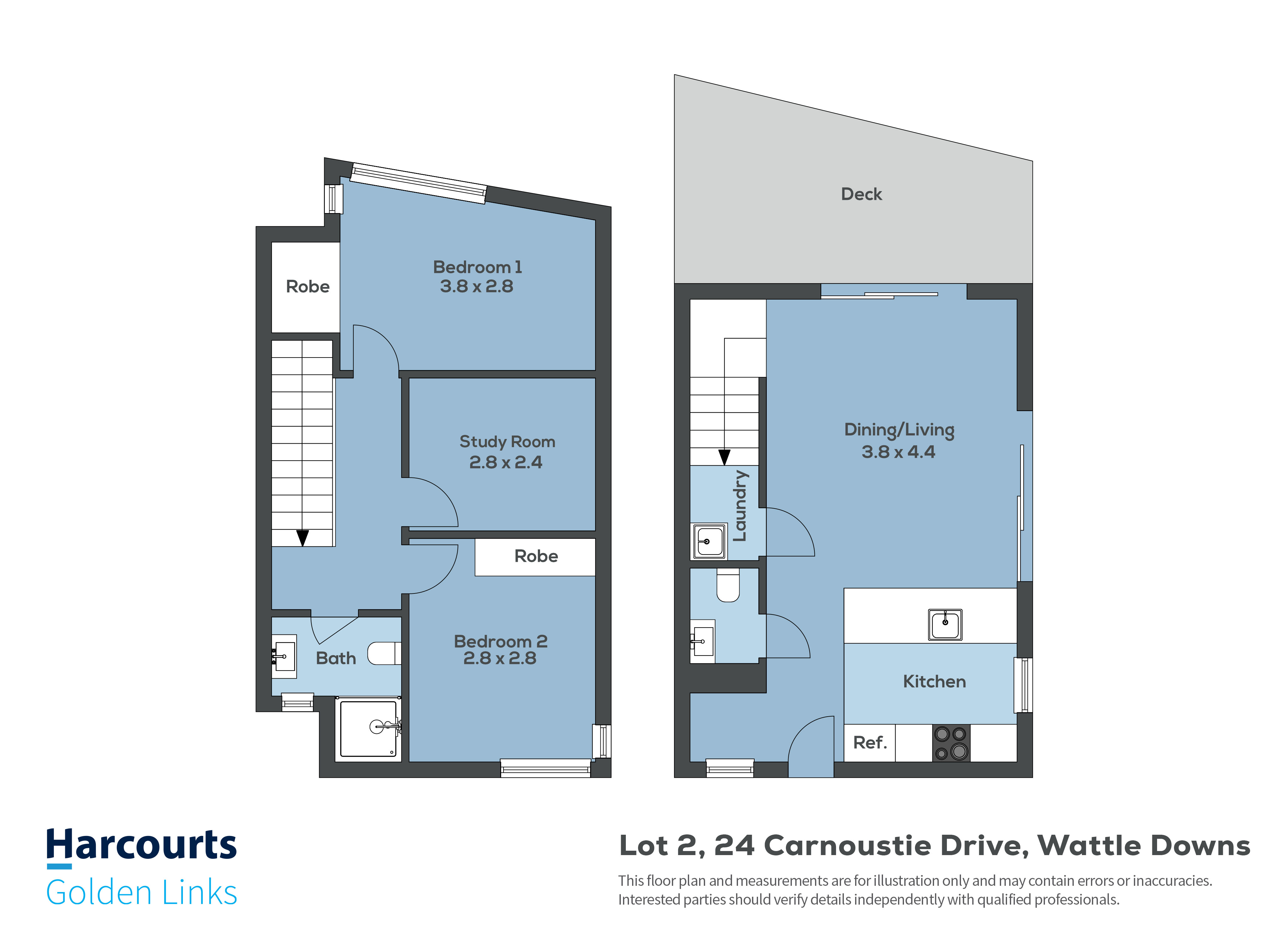 2/24 Carnoustie Drive, Wattle Downs, Manukau City, 2房, 1浴, House