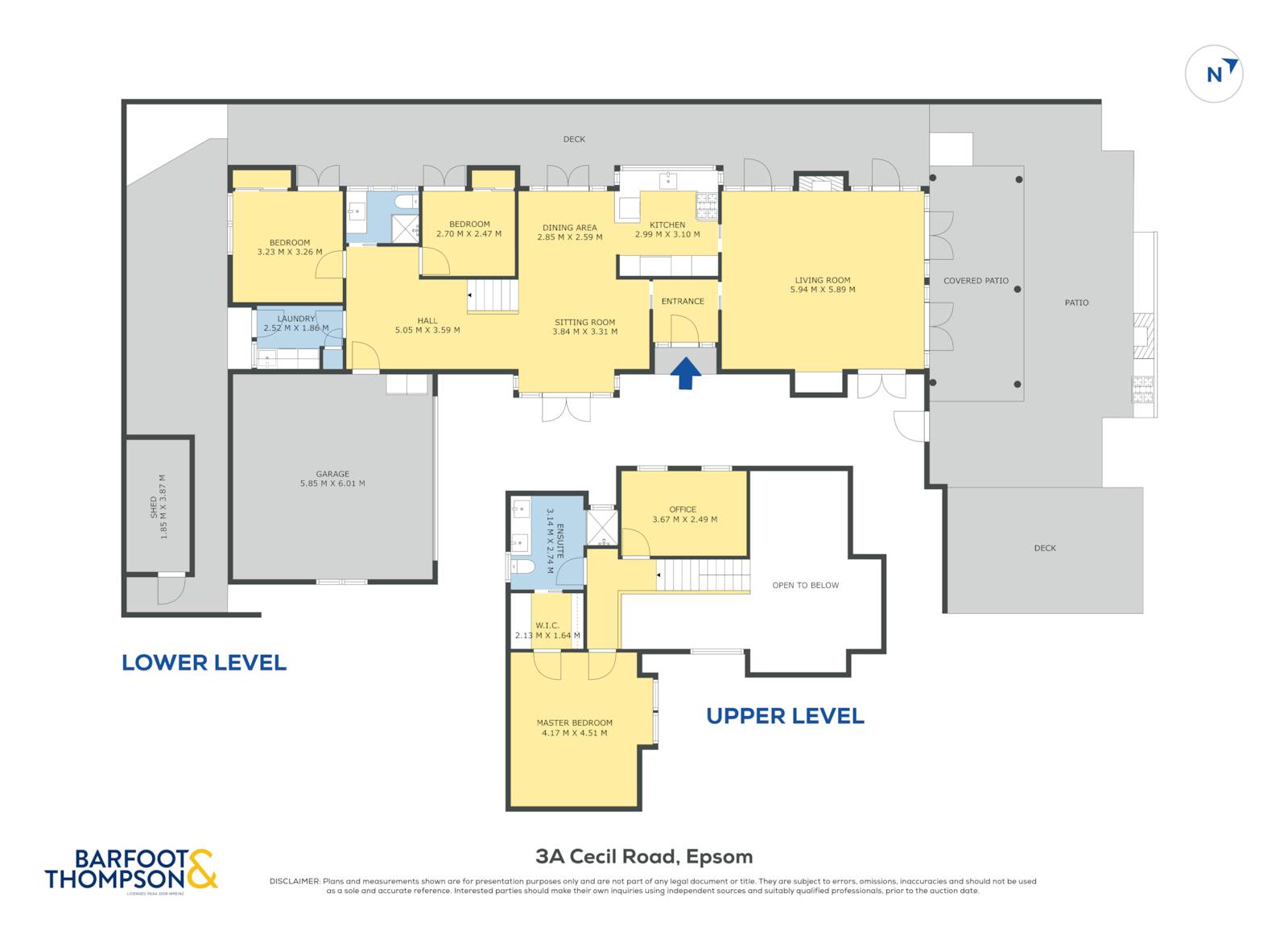 3a Cecil Road, Epsom, Auckland City, 3部屋, 2バスルーム, House