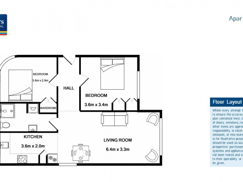 6/39ff View Street, Dunedin Central, Dunedin City, 2房, 1浴