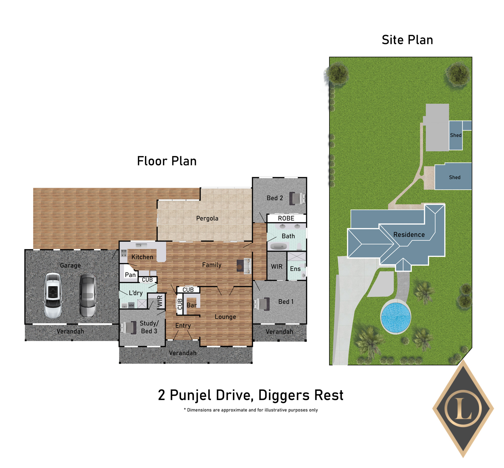 2 PUNJEL DR, Diggers Rest, North West Melbourne, 0房, 0浴, House