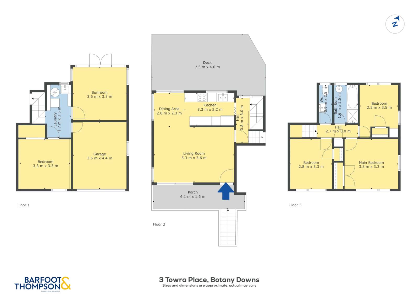 3 Towra Place, Botany Downs, Manukau City, 3 chambres, 0 salles de bain, House