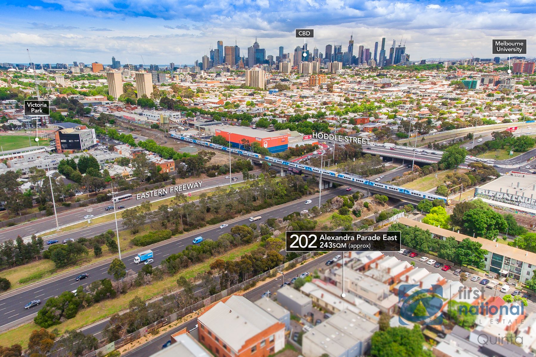 202 ALEXANDRA PDE EAST, Clifton Hill, Melbourne CBD, 0房, 0浴, House