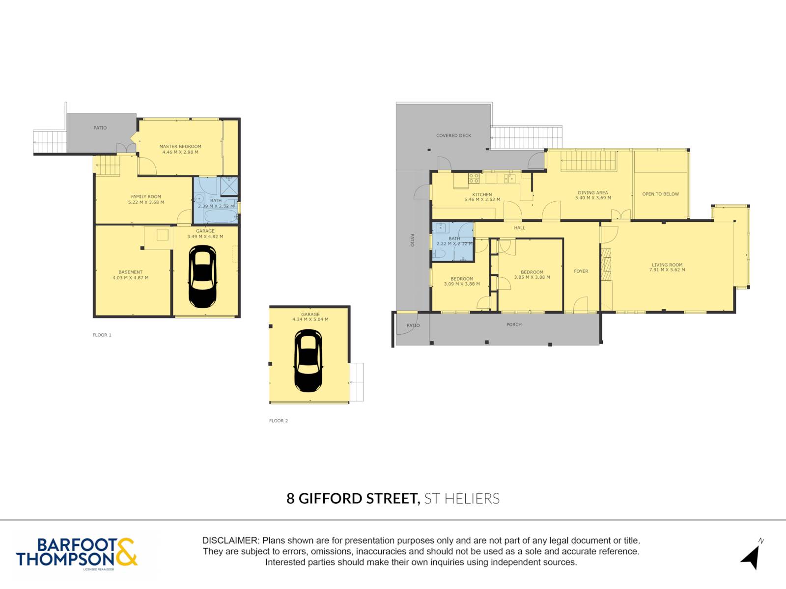 8 Gifford Street, Saint Heliers, Auckland, 3房, 0浴, House