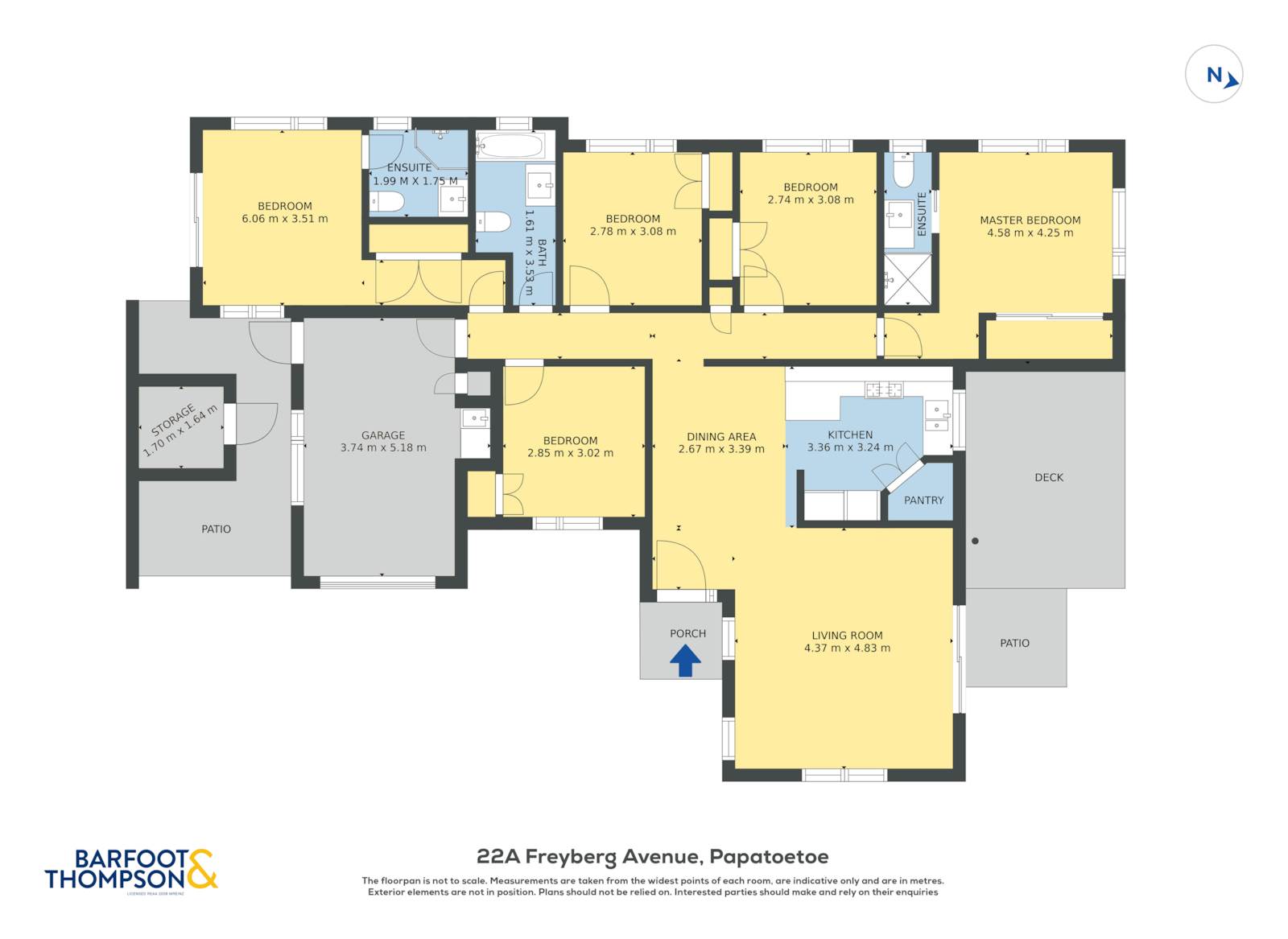 22a Freyberg Avenue, Papatoetoe, Manukau City, 5 غرف, 3 حمامات, House