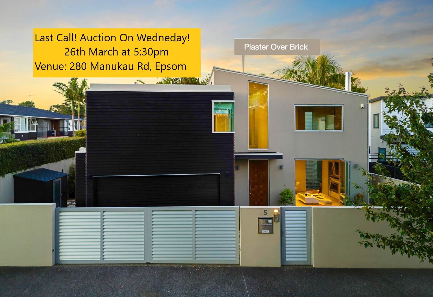 5 Atherton Road, Epsom, Auckland, 4部屋, 0バスルーム, House