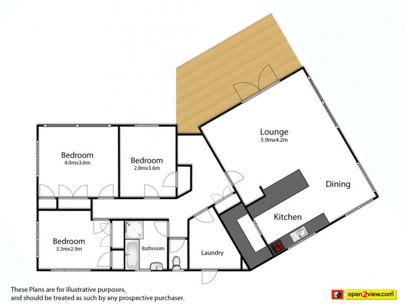 21 Clare Street, Cambridge, Waipa, 3 ਕਮਰੇ, 1 ਬਾਥਰੂਮ