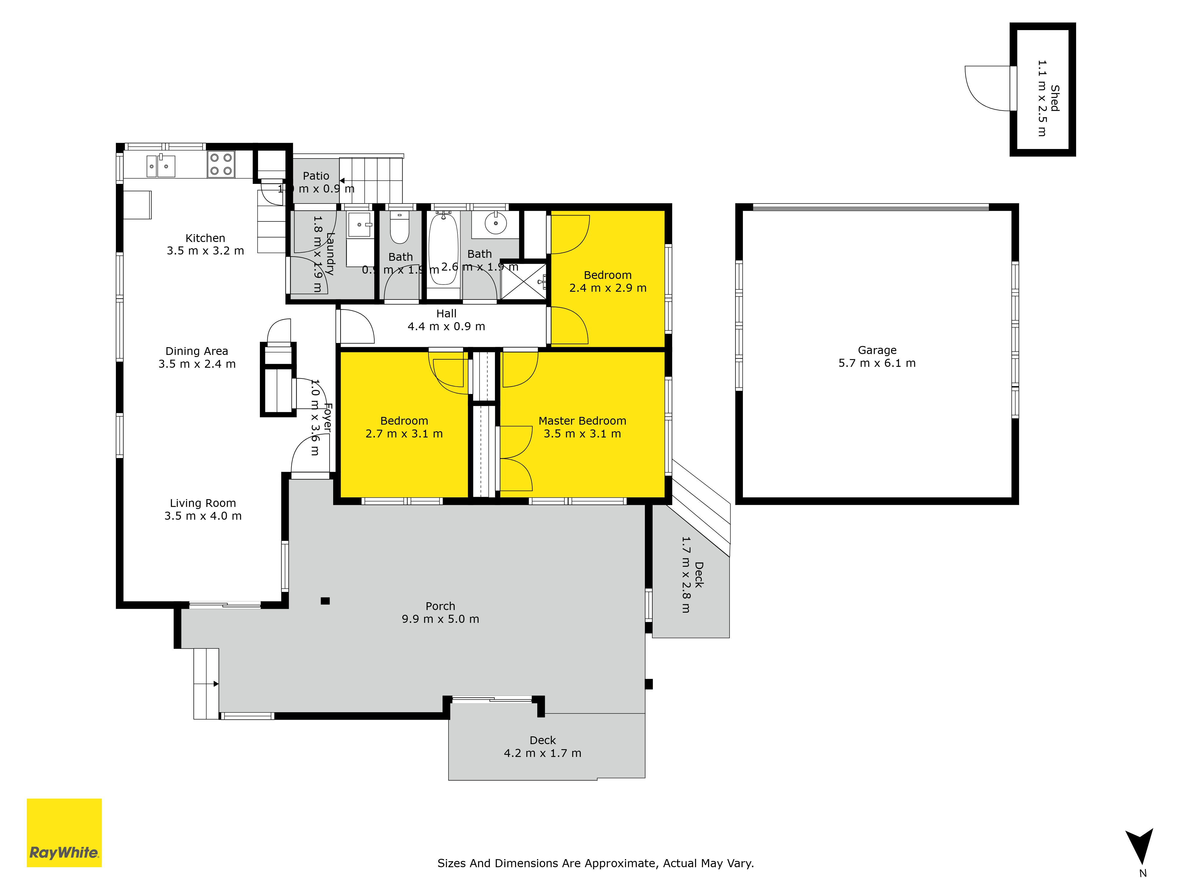 21 Fitzherbert Avenue, West Harbour, Auckland - Waitakere, 3房, 1浴, House