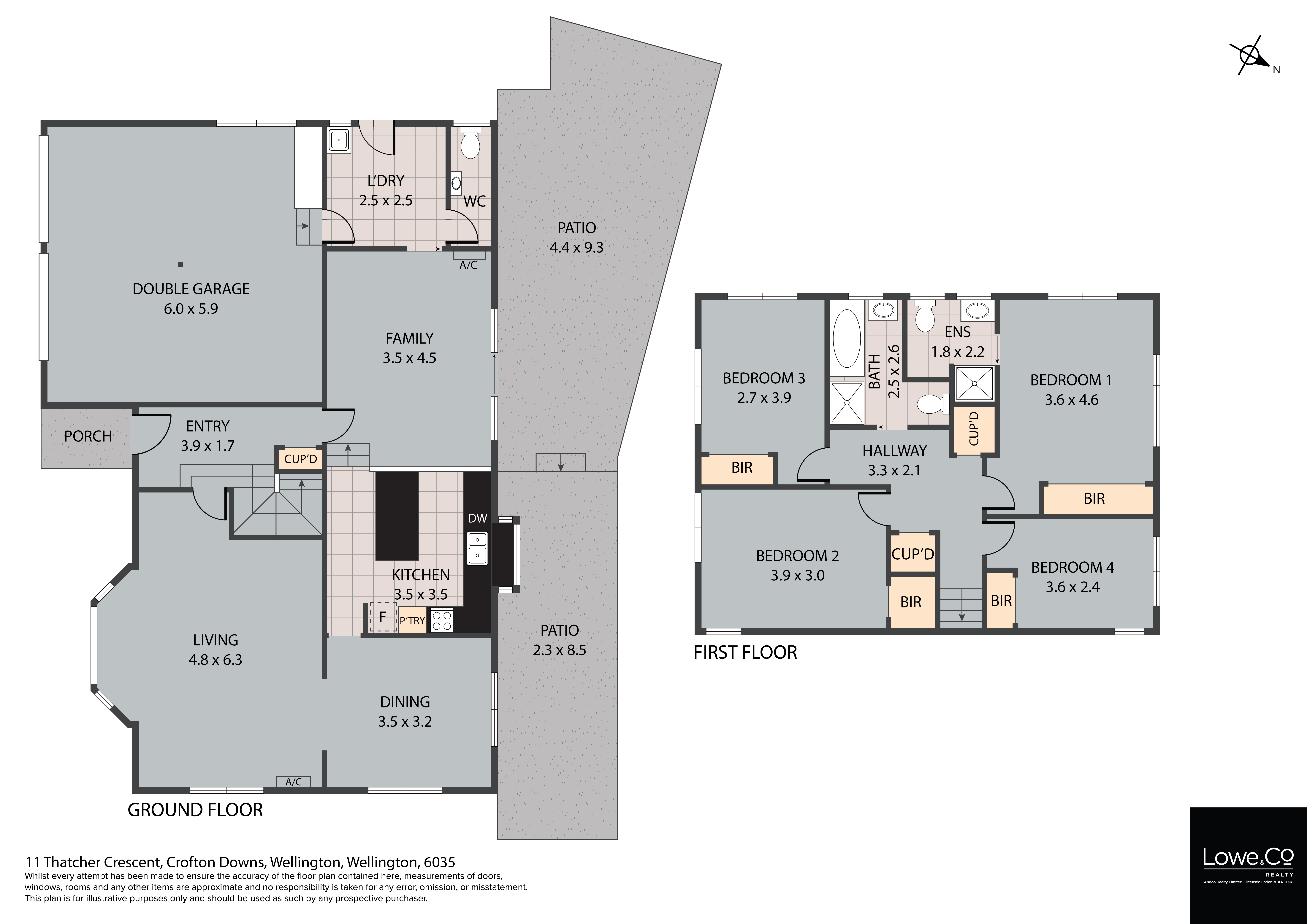 11 Thatcher Crescent, Crofton Downs, Wellington City, 4部屋, 2バスルーム, House