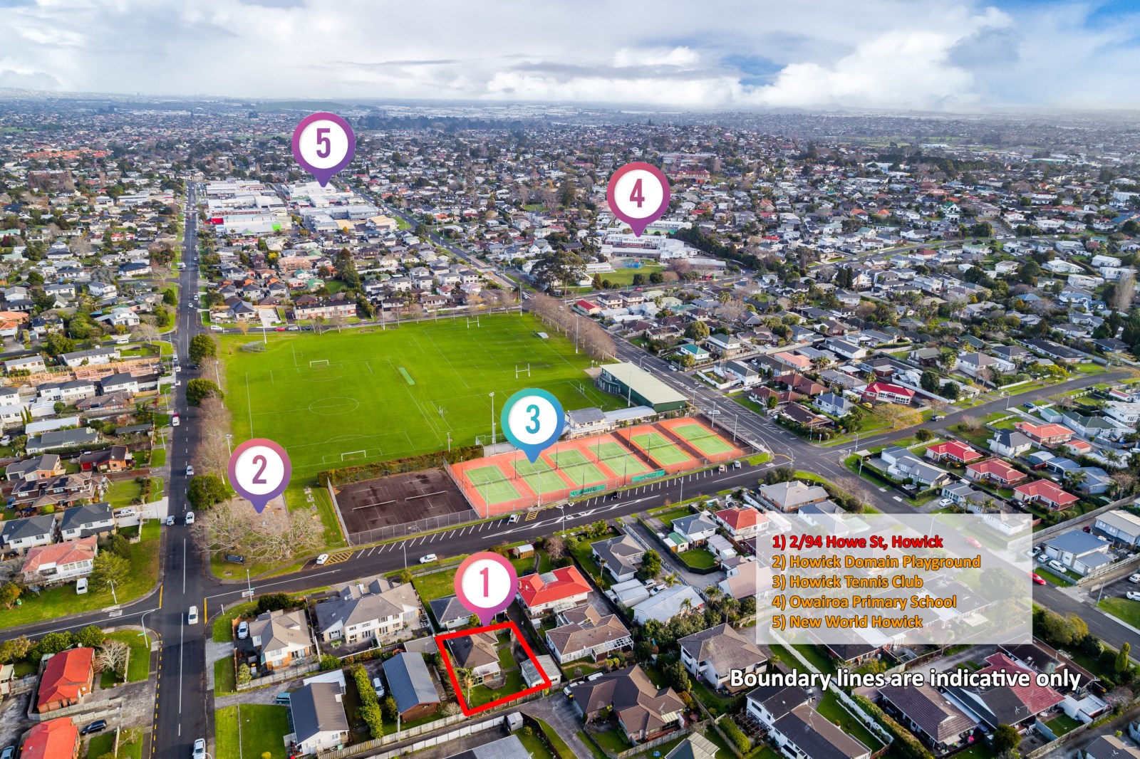 2/94 Howe Street, Howick, Manukau City, 2 Bedrooms, 1 Bathrooms