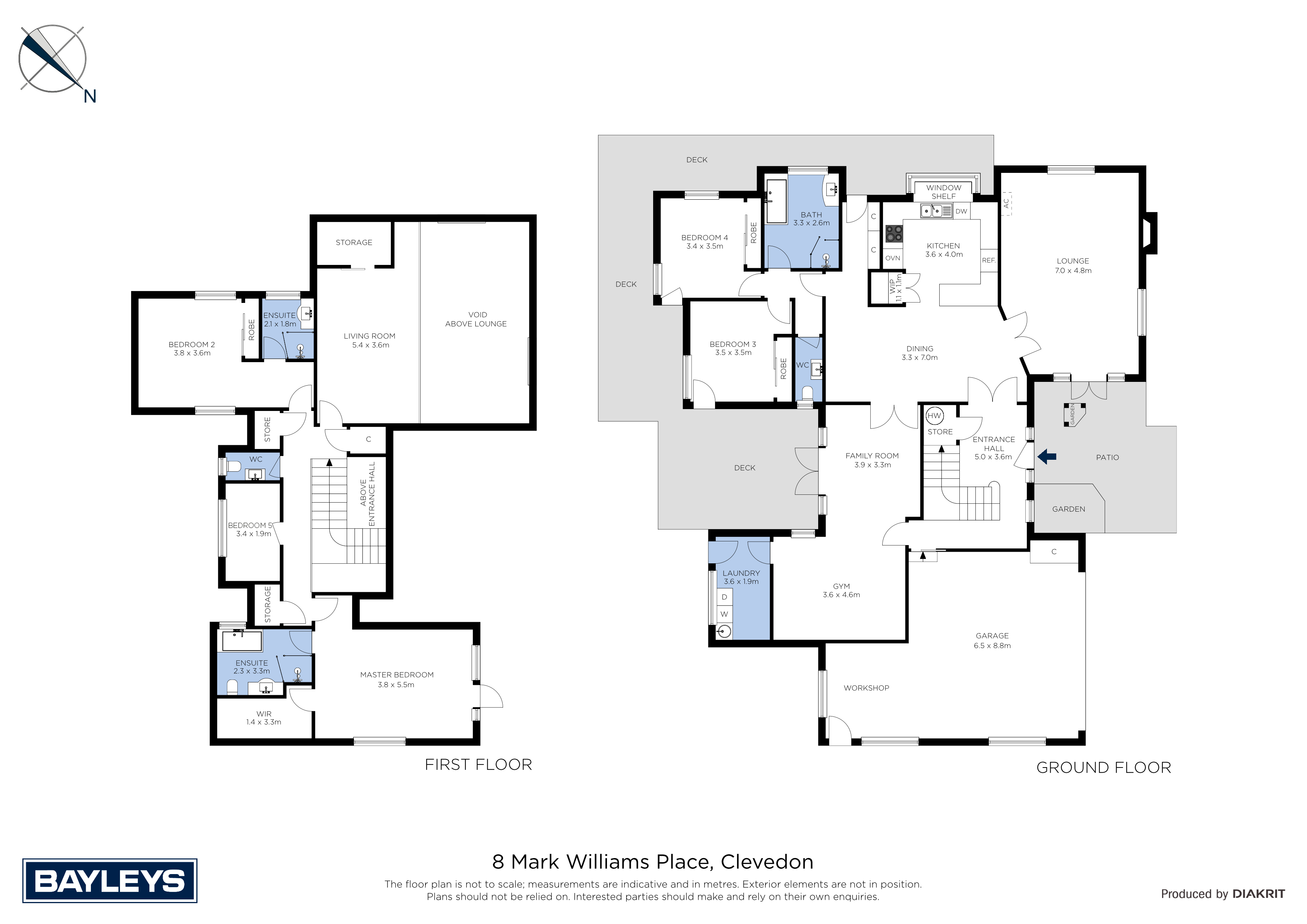 8 Mark Williams Place, Clevedon, Manukau City, 5房, 0浴, House