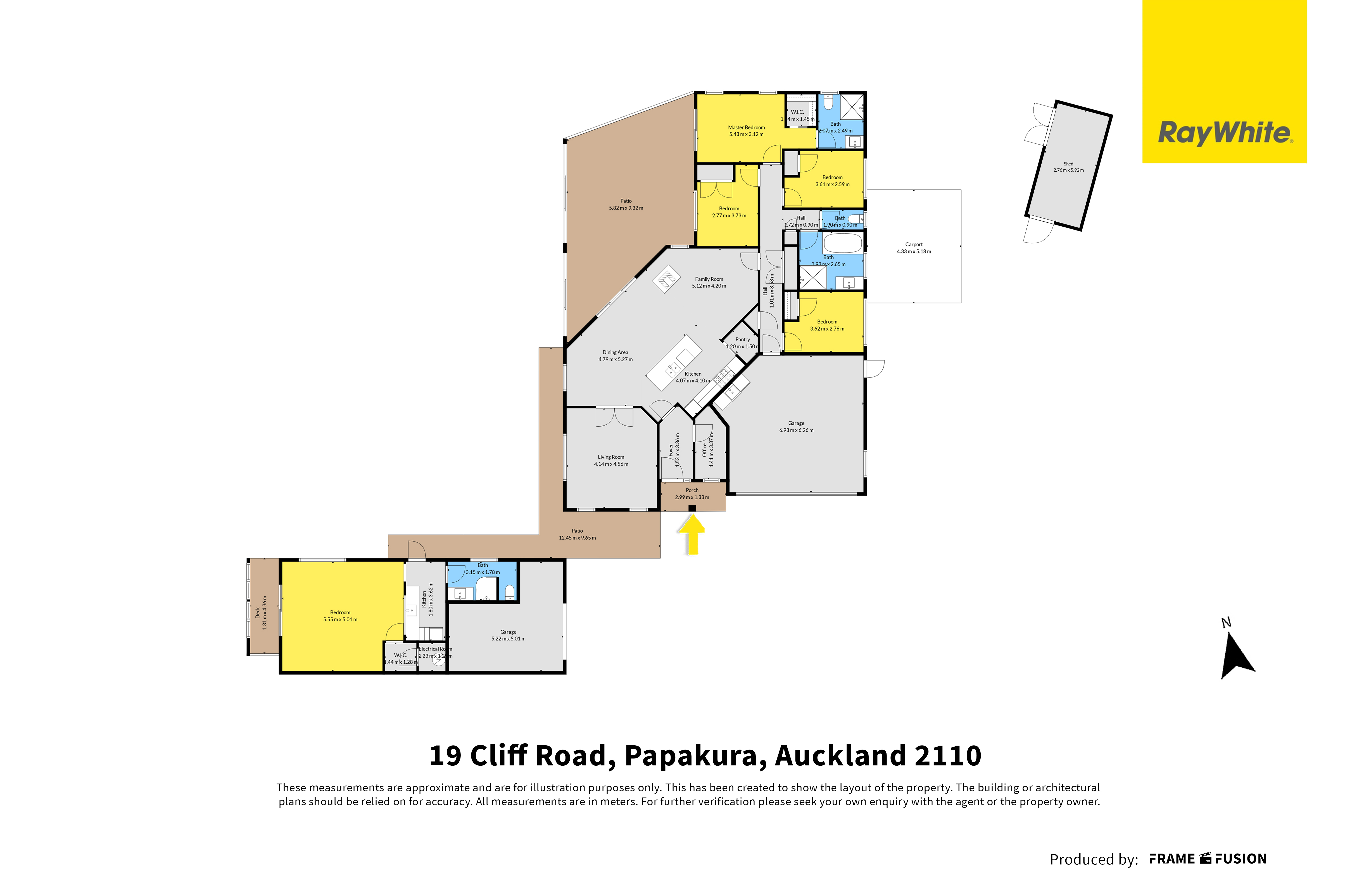 19 Cliff Road, Papakura, Papakura, 5 Kuwarto, 3 Banyo, House