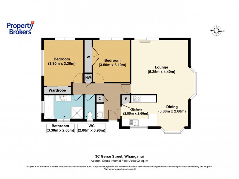 3c Gerse Street, Wanganui East, Wanganui, 2 Bedrooms, 1 Bathrooms