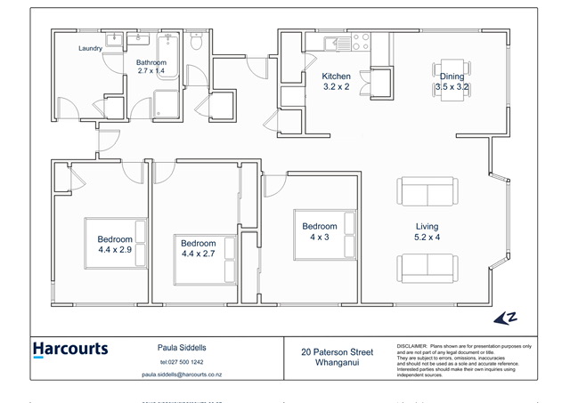20 Paterson Street, Aramoho, Wanganui, 3 침실, 1 욕실, House