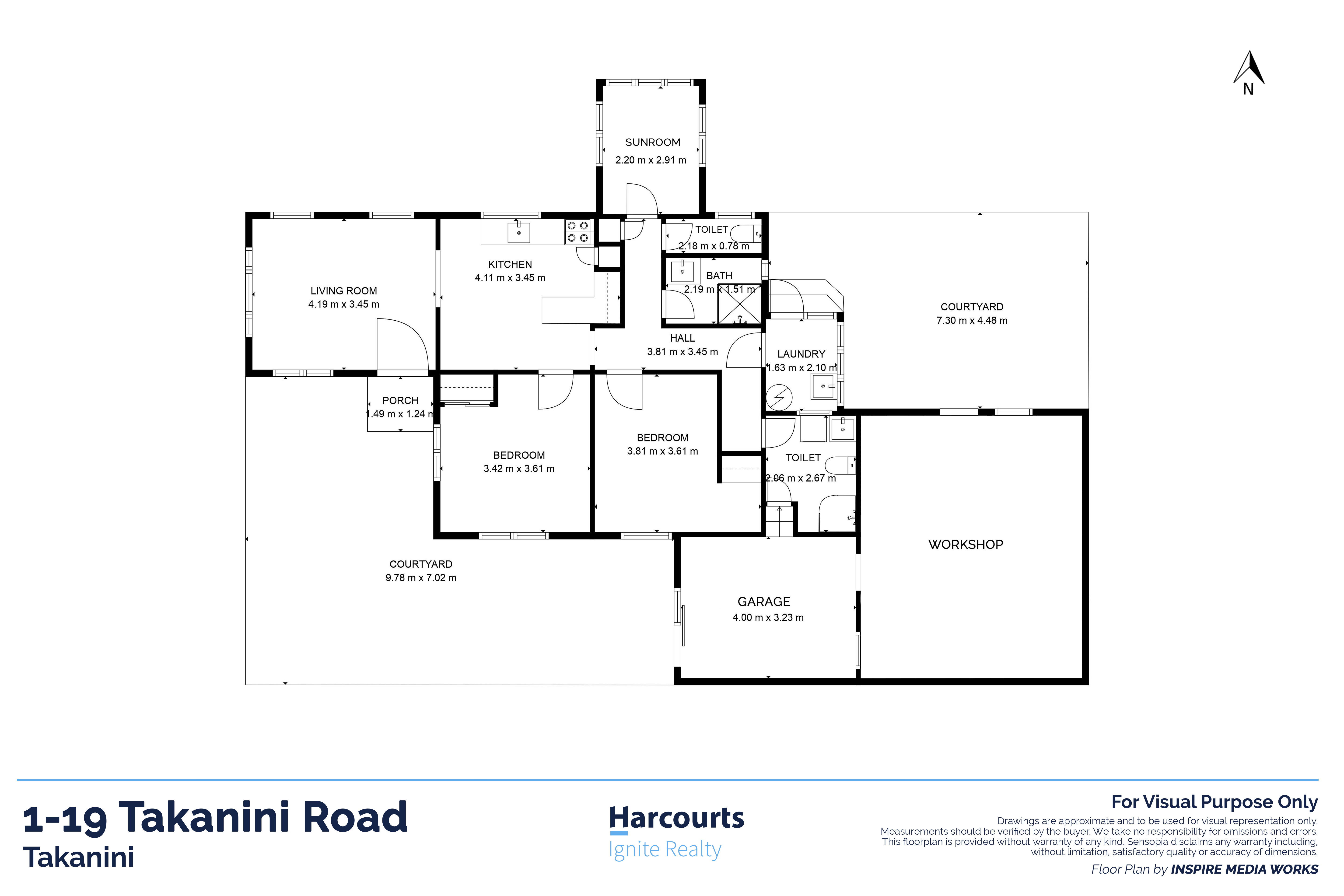 1/19 Takanini Road, Takanini, Papakura, 3 ਕਮਰੇ, 1 ਬਾਥਰੂਮ, House