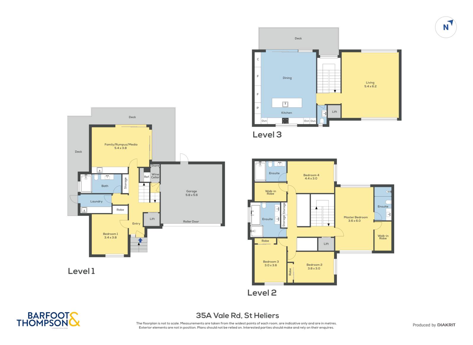 35a Vale Road, Saint Heliers, Auckland, 5房, 0浴, House