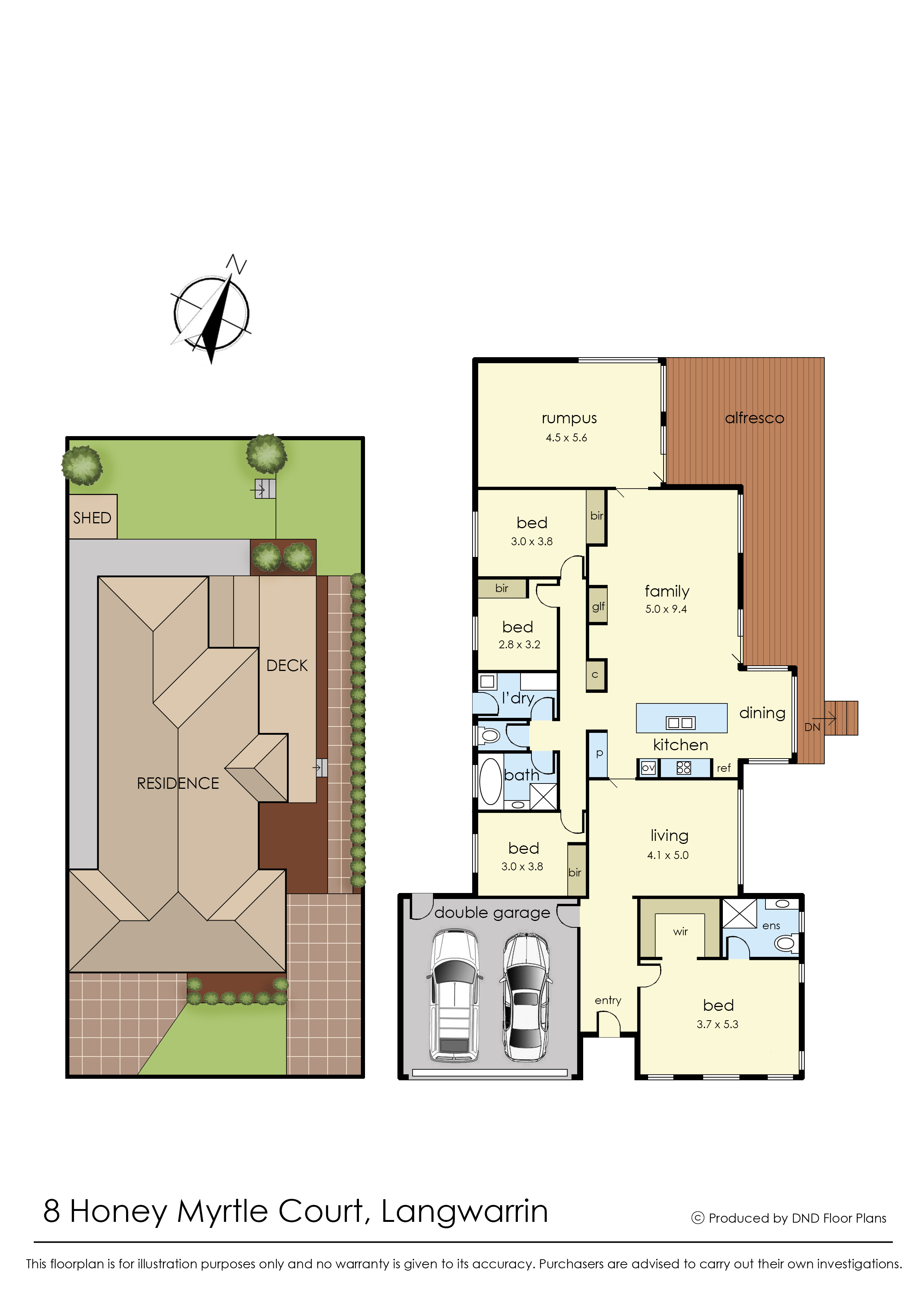 8 HONEY MYRTLE CT, Langwarrin, Mornington Peninsula, 0 habitaciones, 0 baños, House