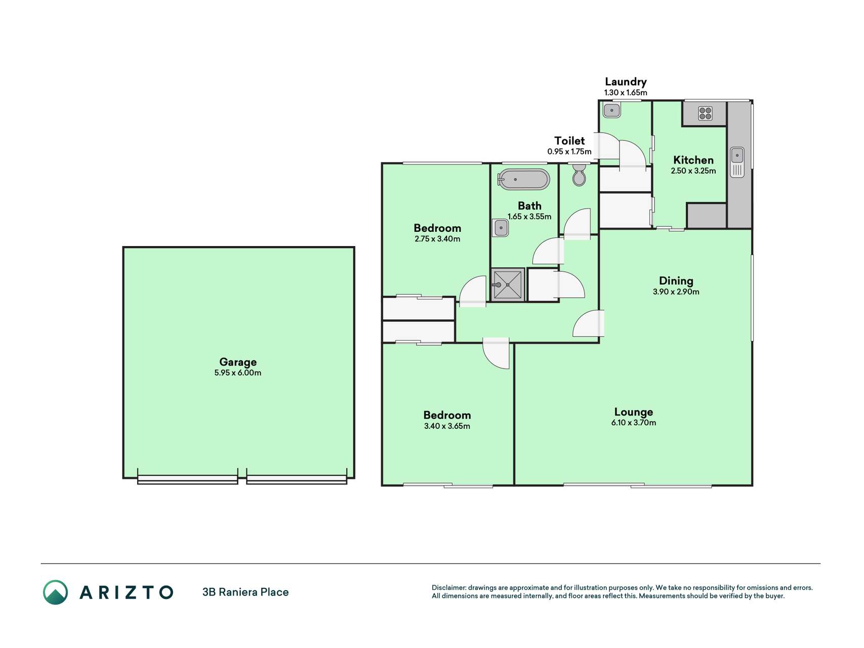 3b Raniera Place, Springfield, Rotorua, 2 ਕਮਰੇ, 0 ਬਾਥਰੂਮ, Unit