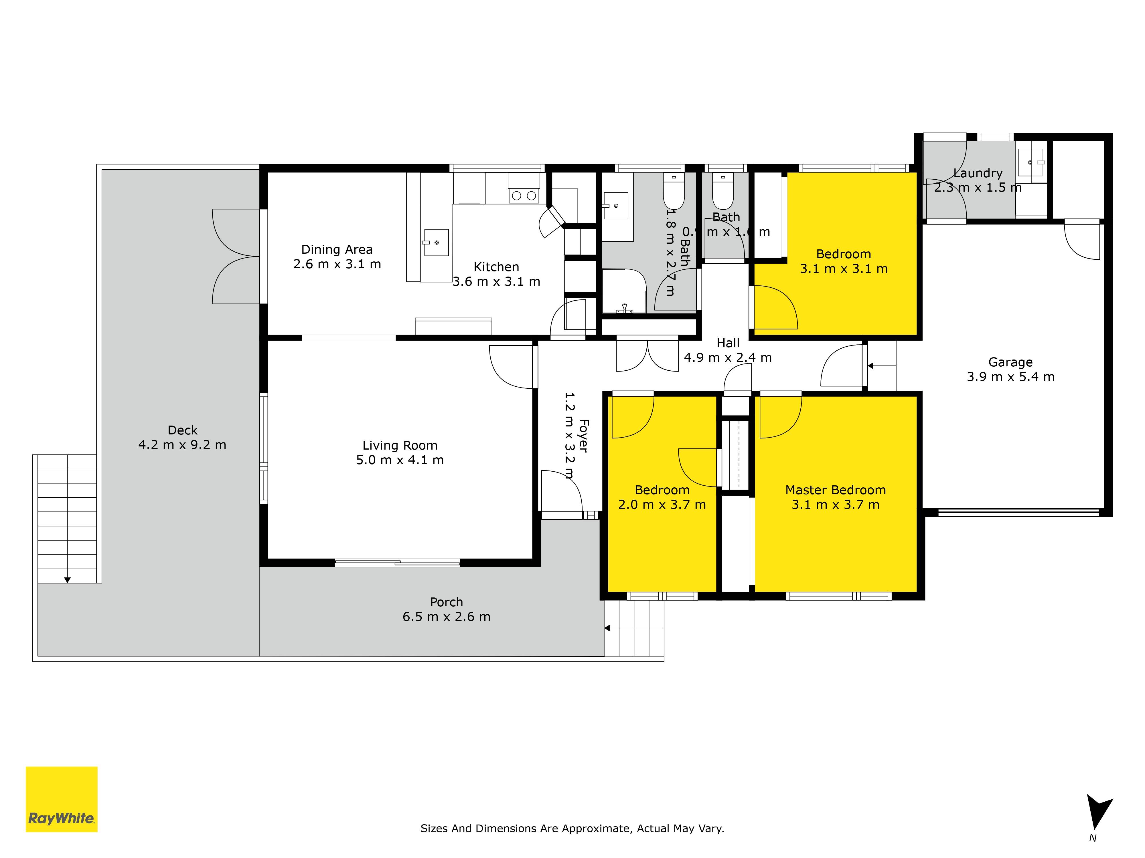 2/6 Charmaine Road, Torbay, Auckland - North Shore, 3部屋, 1バスルーム, House