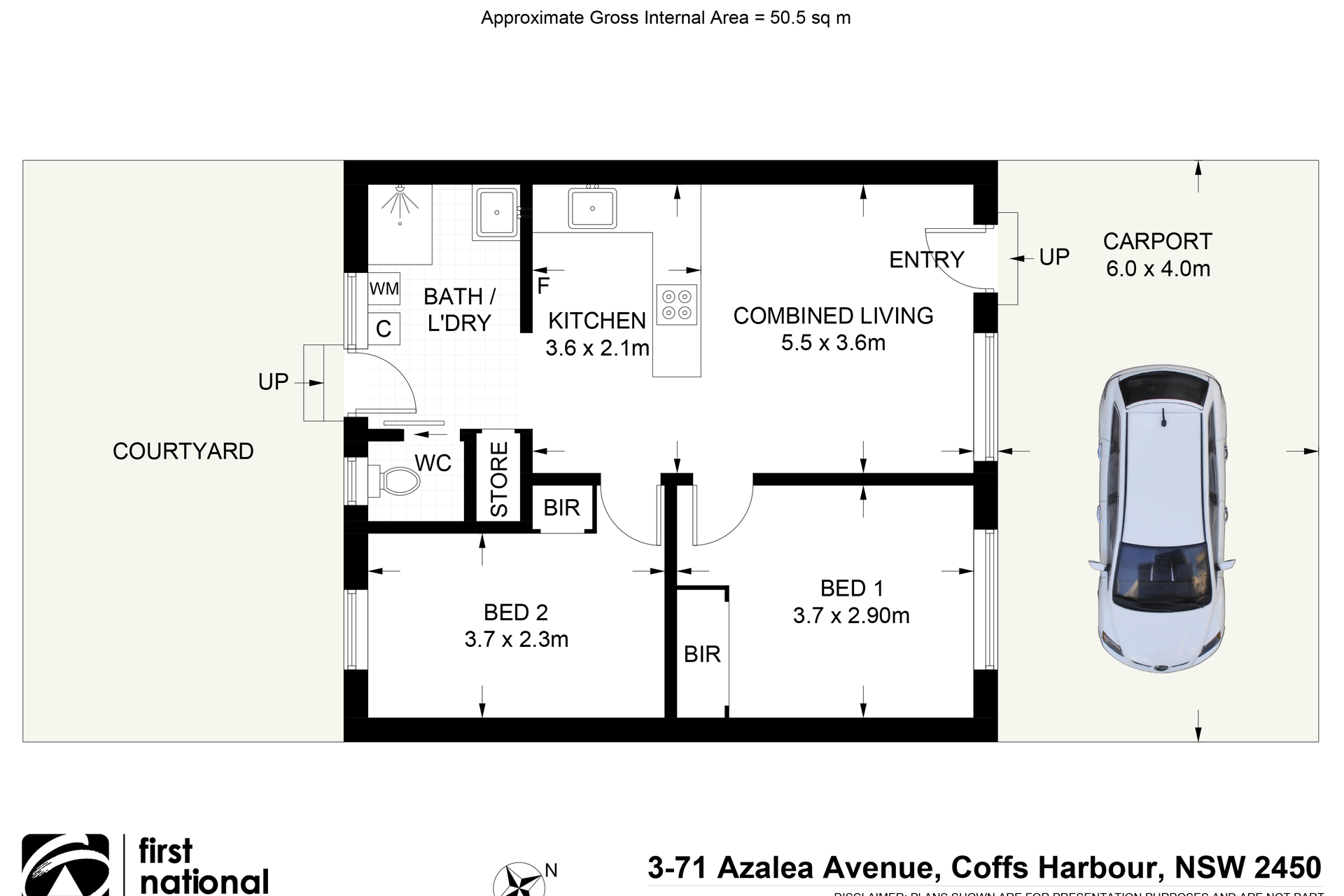 UNIT 3 71 AZALEA AV, Coffs Harbour, North Coast, 0 rūma, 0 rūma horoi, Unit
