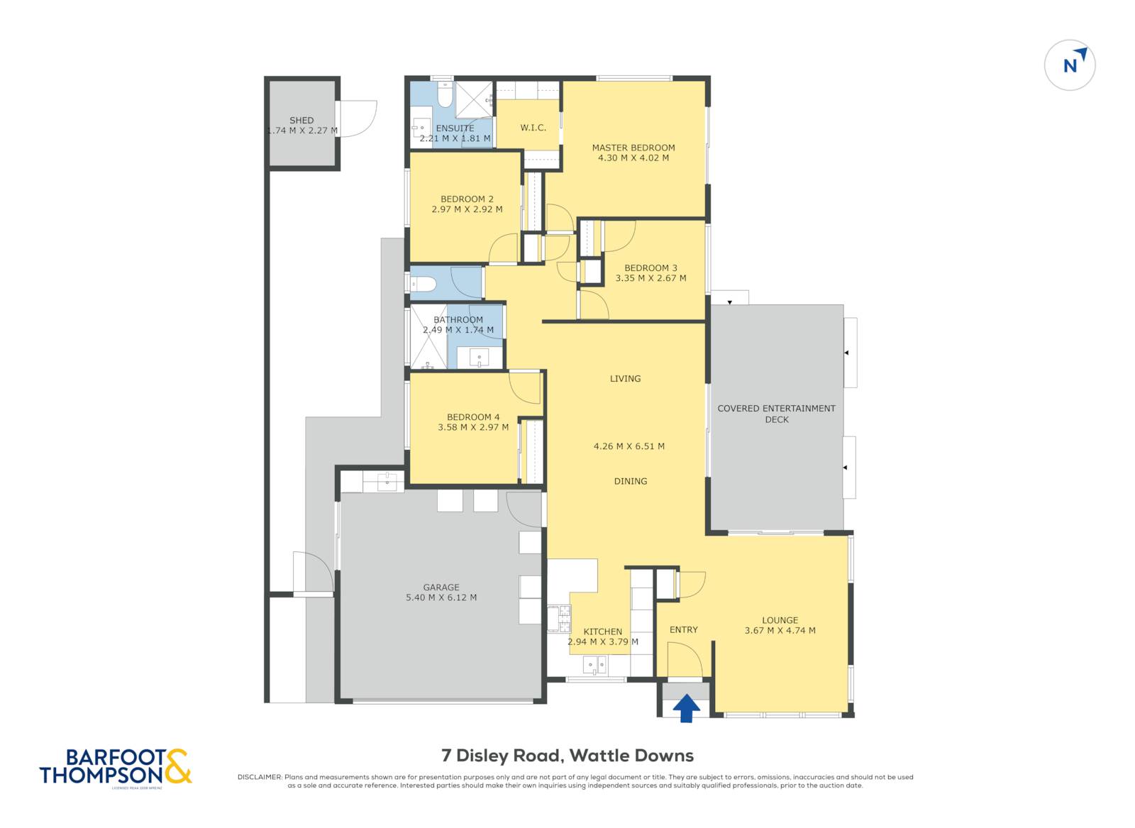 7 Disley Road, Wattle Downs, Manukau City, 4房, 2浴, House