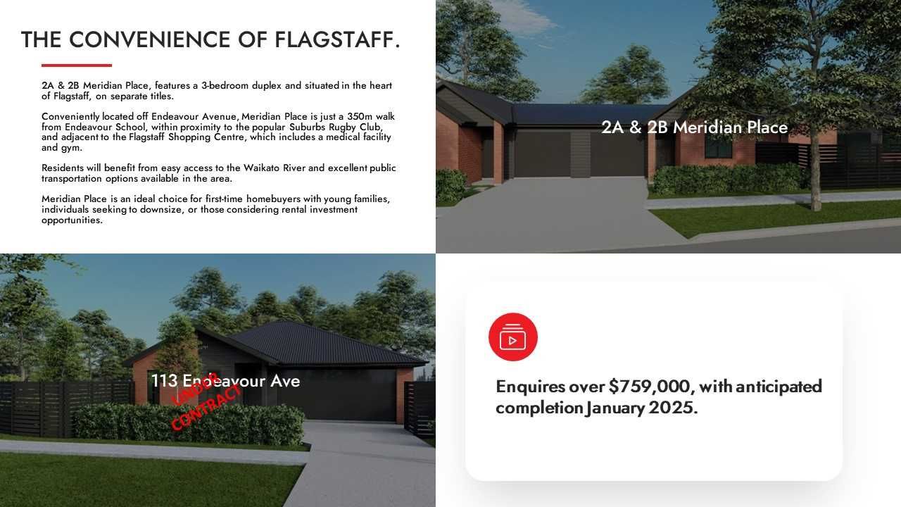 2 Meridian Place, Flagstaff, Hamilton, 3房, 0浴, House