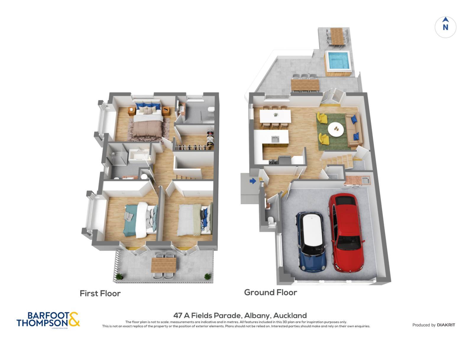 2/47 Fields Parade, Oteha, North Shore City, 3 Schlafzimmer, 2 Badezimmer, House
