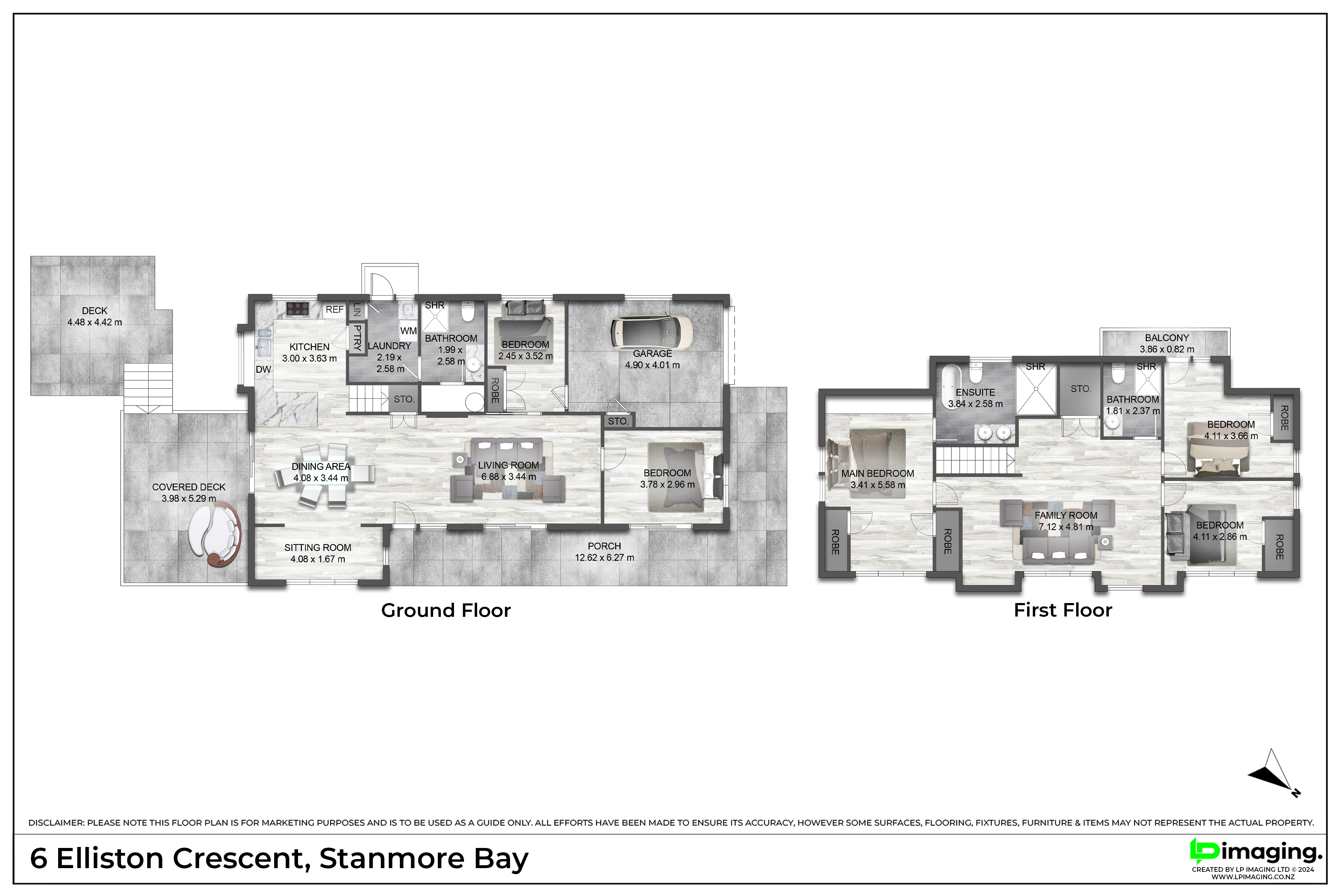 6 Elliston Crescent, Stanmore Bay, Rodney, 5 कमरे, 3 बाथरूम, House