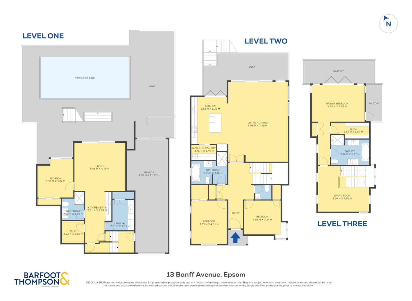 13 Banff Avenue, Epsom, Auckland, 4部屋, 0バスルーム, House