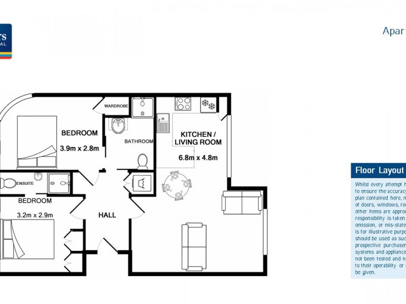 3/39g View Street, Dunedin Central, Dunedin City, 2 ਕਮਰੇ, 1 ਬਾਥਰੂਮ
