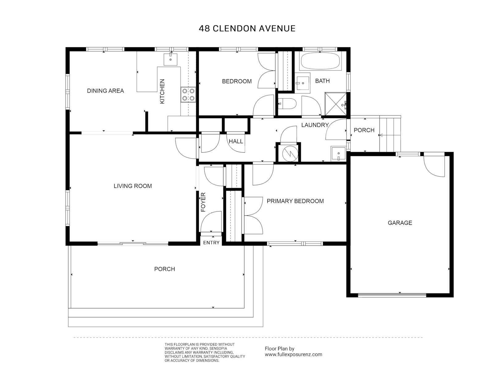 48 Clendon Avenue, Papatoetoe, Manukau City, 2 غرف, 1 حمامات, House