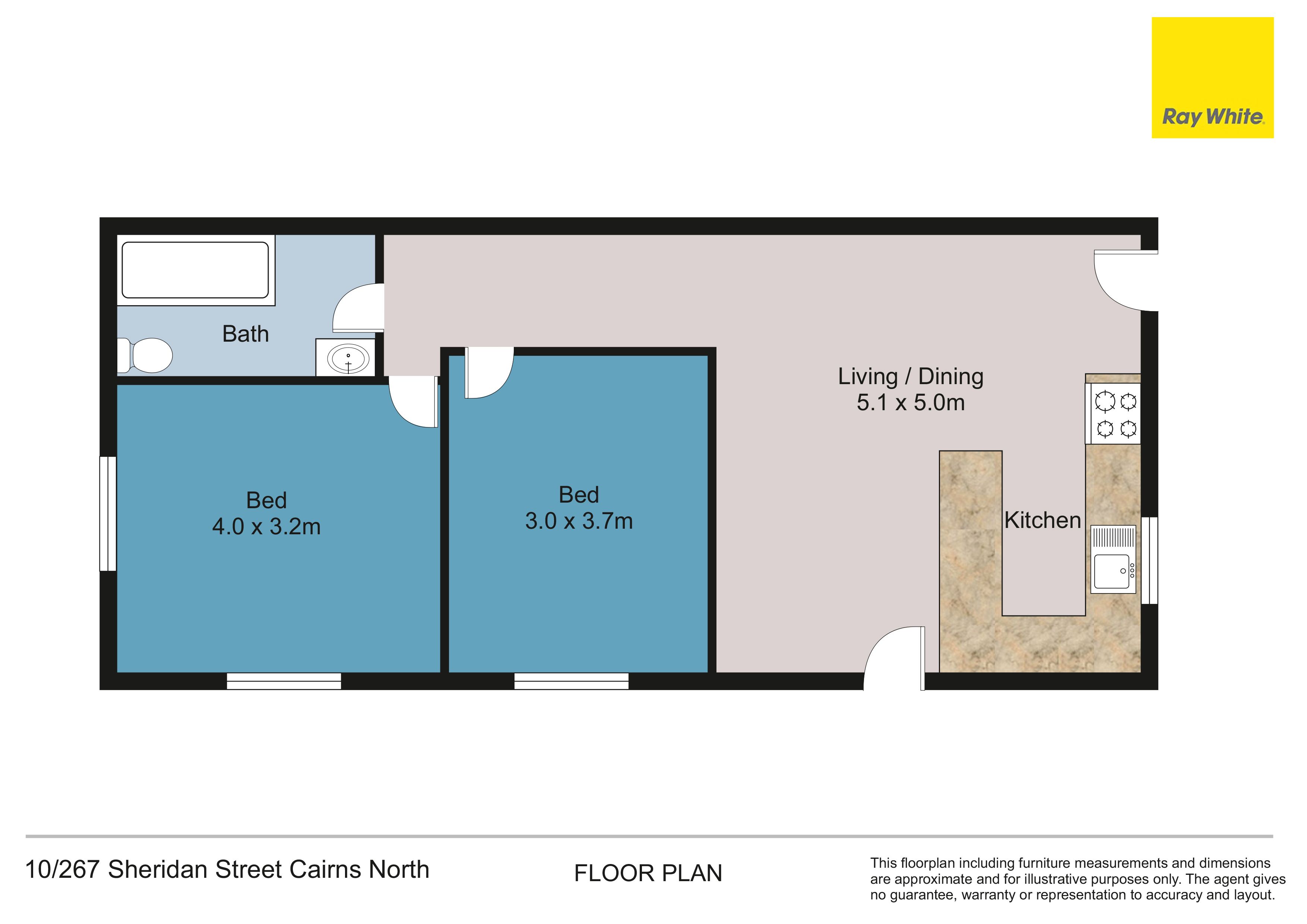 MAROUBRA LODGE UNIT 10 267-269 SHERIDAN ST, Cairns North, Cairns, 0 ਕਮਰੇ, 0 ਬਾਥਰੂਮ, House