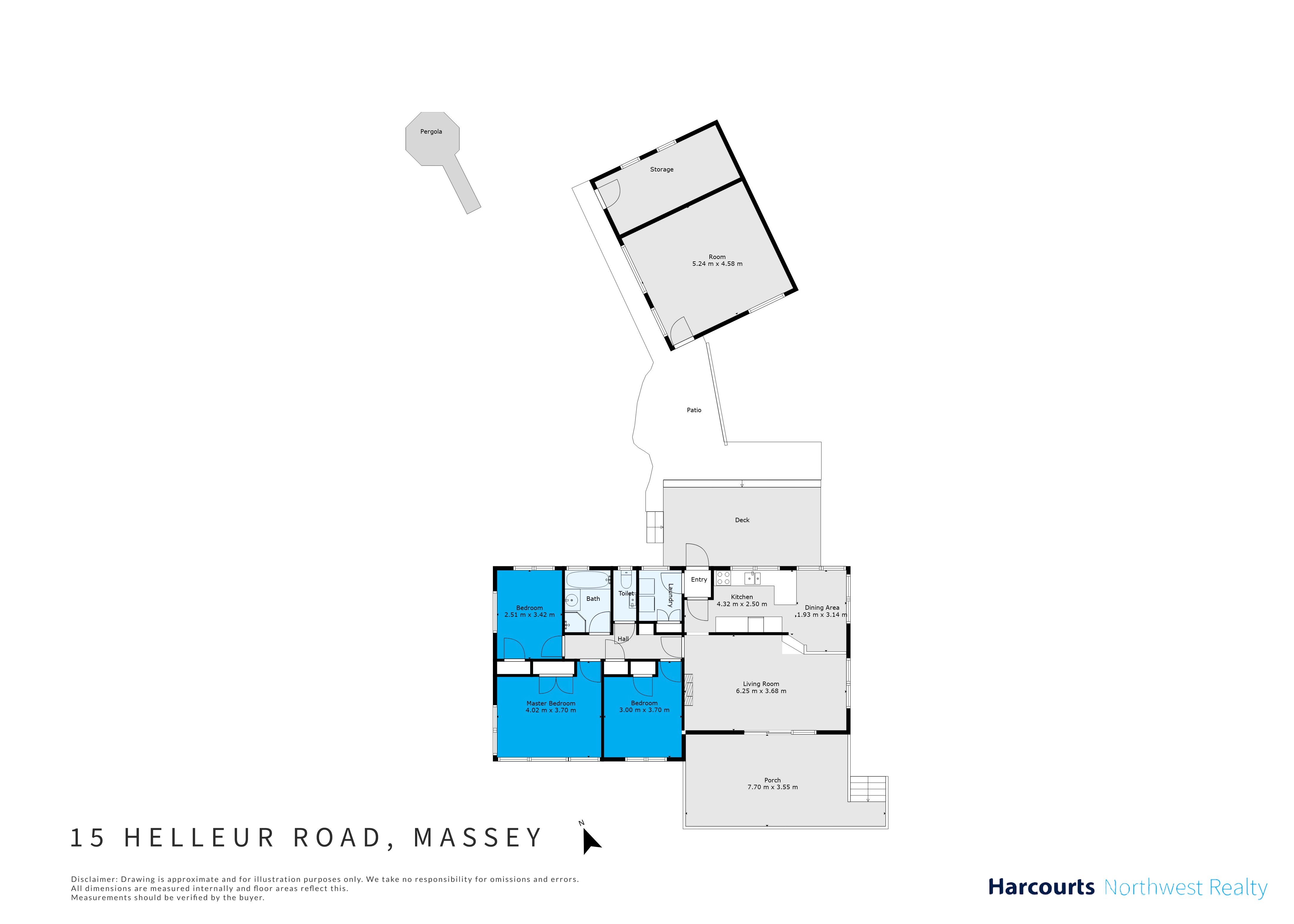 15 Helleur Road, Massey, Waitakere City, 3房, 1浴, House