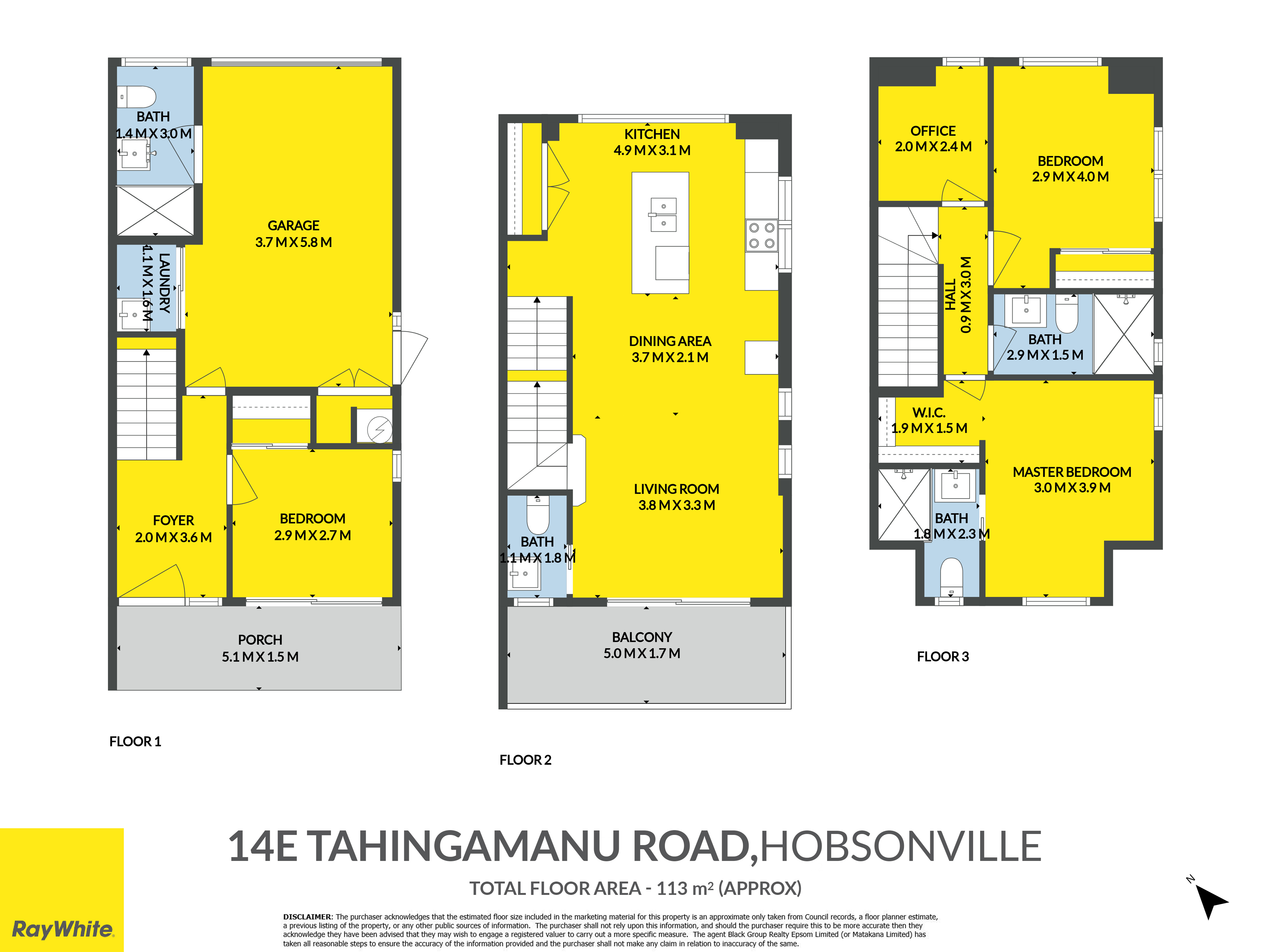 14e Tahingamanu Road, Hobsonville, Waitakere City, 4房, 3浴, House