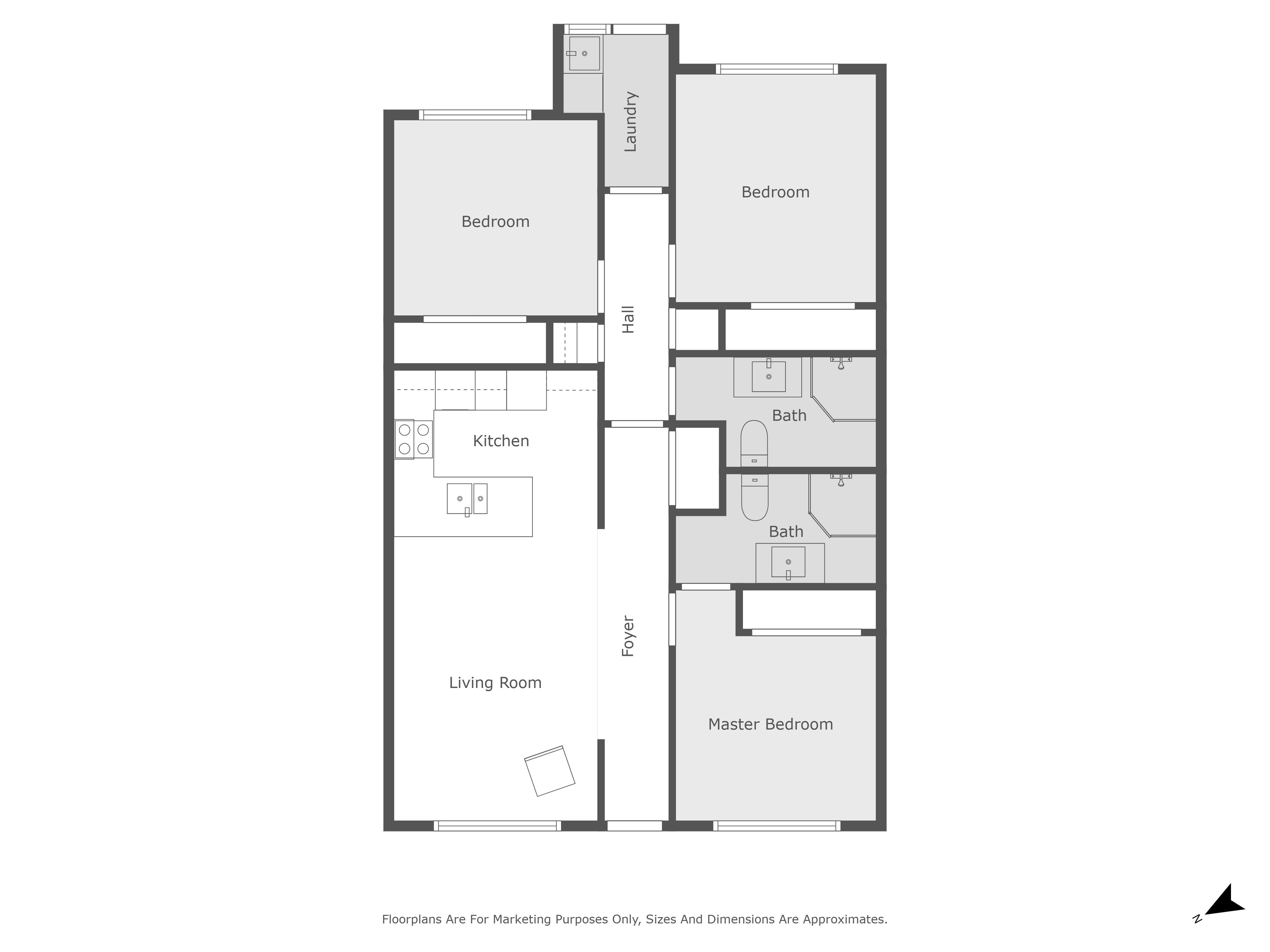 4c Gadsby Place, Hamilton East, Hamilton, 3房, 2浴, Unit