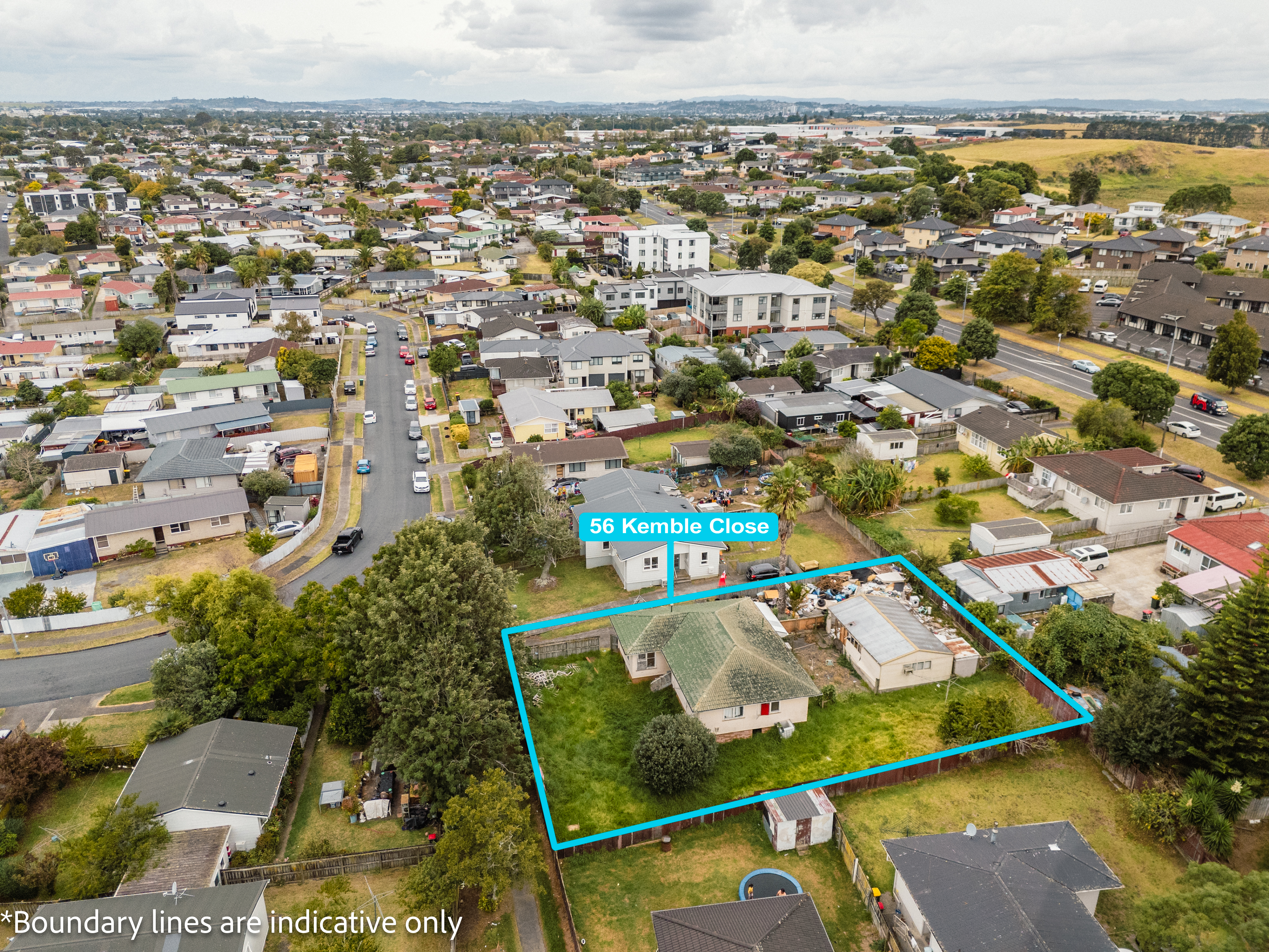 56 Kemble Close, Mangere, Manukau City, 4 Bedrooms, 1 Bathrooms, House